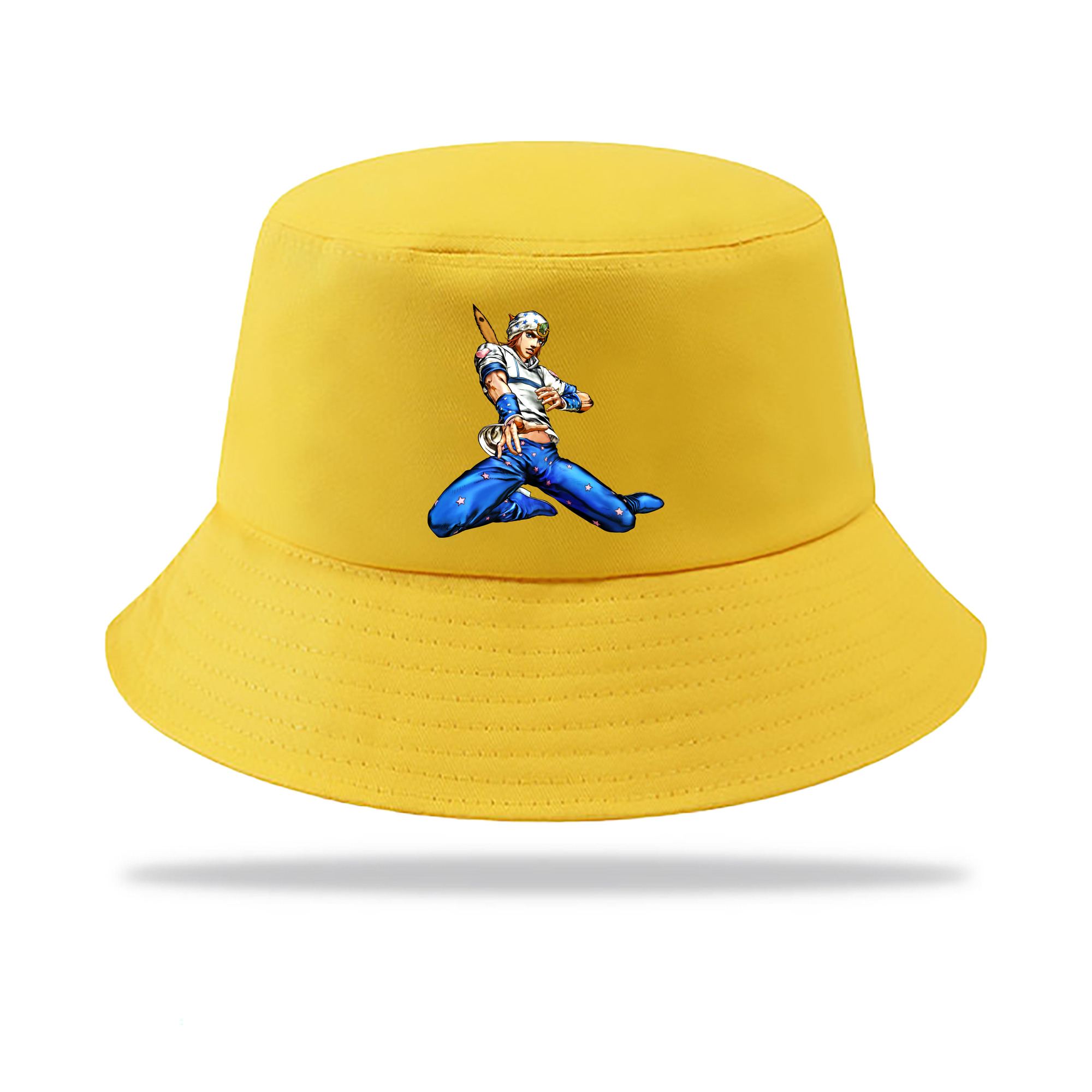 （画像用） ジョジョの奇妙な冒険 ジョナサン?ジョースター JoJo's Bizarre Adventure Jonathan Joestar アウトドア日除けバケットハット