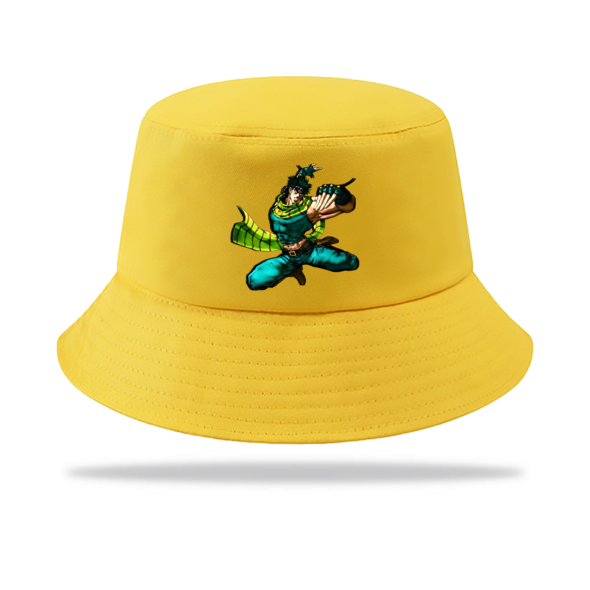 （画像用） ジョジョの奇妙な冒険 ジョセフ?ジョースター JoJo's Bizarre Adventure Joseph Joestar アウトドア日除けバケットハット