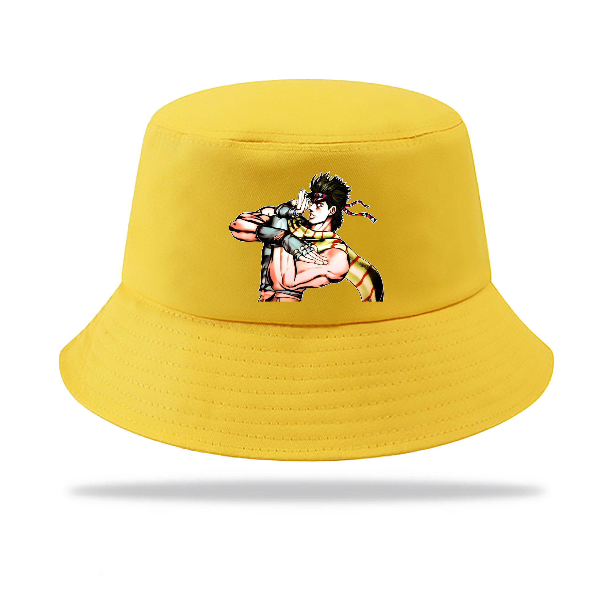 （画像用） ジョジョの奇妙な冒険 ジョセフ?ジョースター JoJo's Bizarre Adventure Joseph Joestar アウトドア日除けバケットハット
