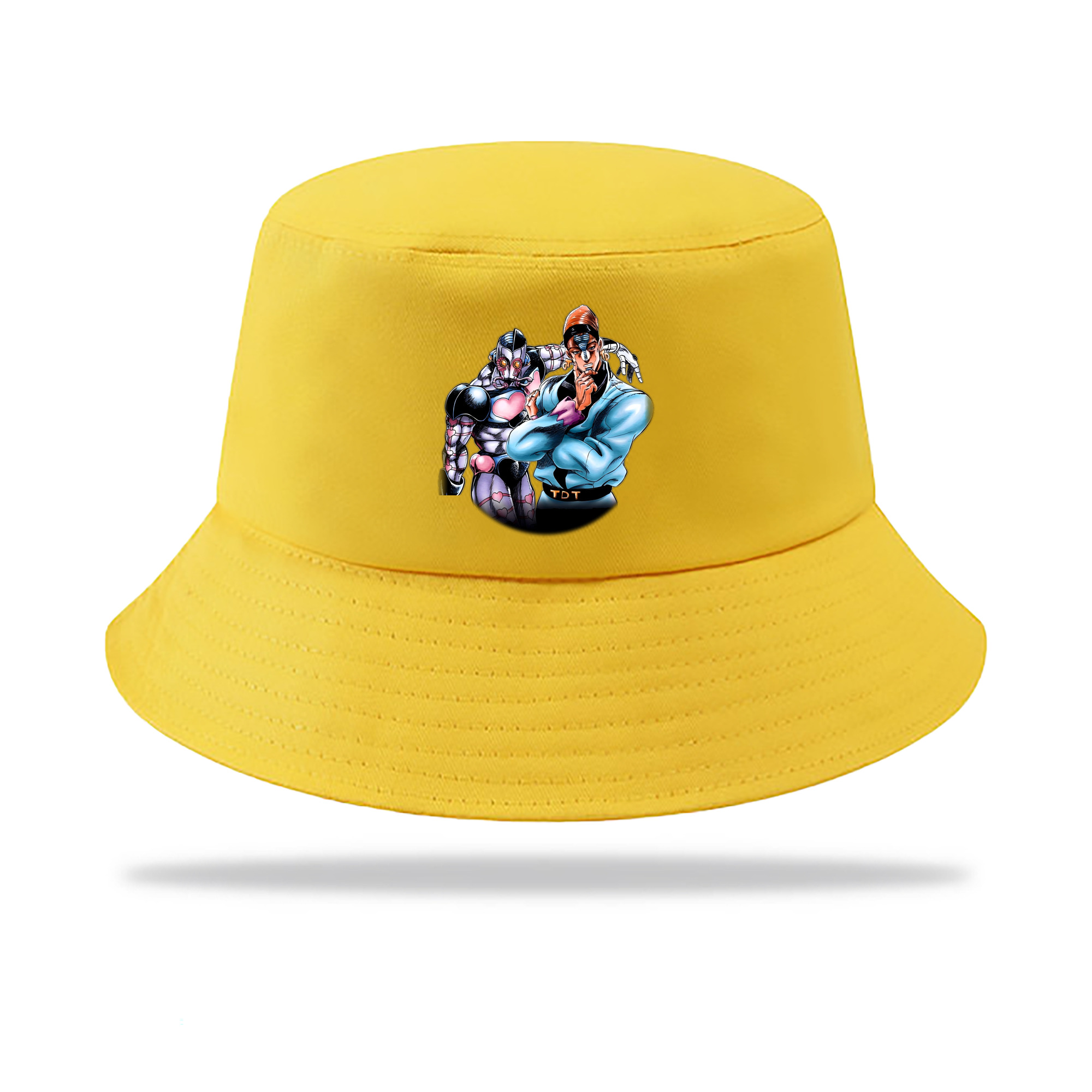 （画像用） ジョジョの奇妙な冒険 ひがしかた じょうすけ JoJo's Bizarre Adventure Higashikata Josuke アウトドア日除けバケットハット