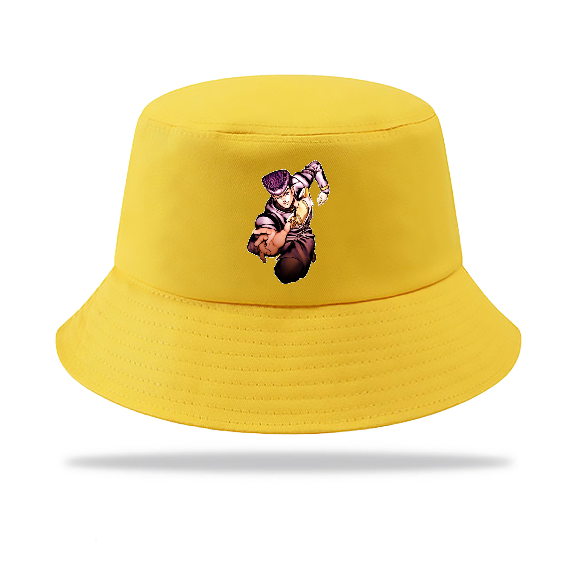 （画像用） ジョジョの奇妙な冒険 ひがしかた じょうすけ JoJo's Bizarre Adventure Higashikata Josuke アウトドア日除けバケットハット