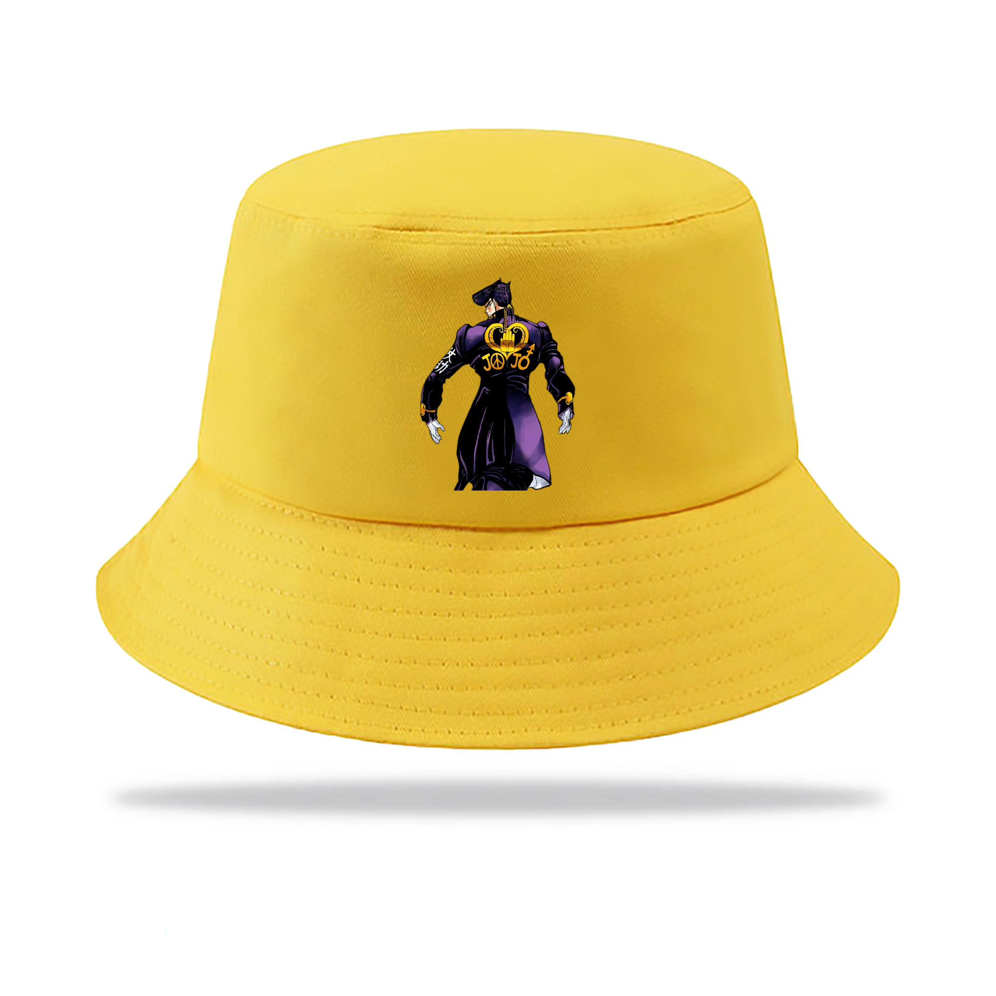 （画像用） ジョジョの奇妙な冒険 ひがしかた じょうすけ JoJo's Bizarre Adventure Higashikata Josuke アウトドア日除けバケットハット