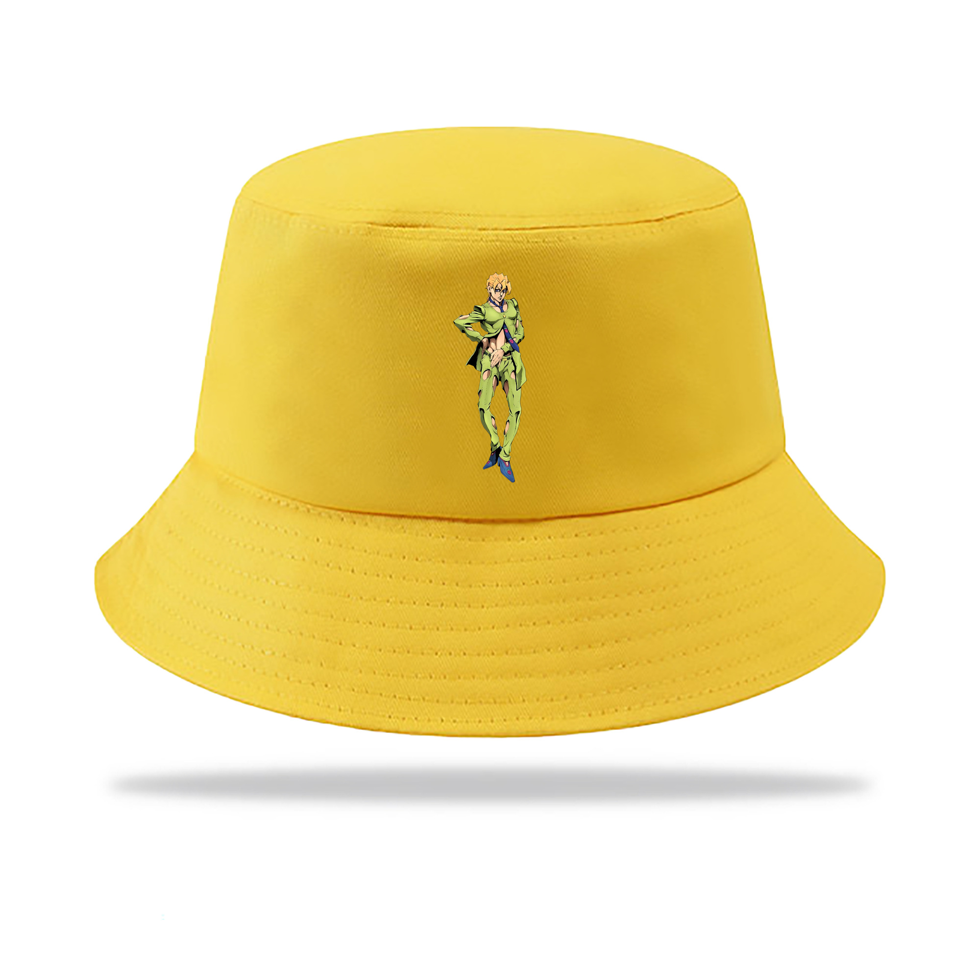（画像用） ジョジョの奇妙な冒険 パンナコッタ?フー JoJo's Bizarre Adventure Pannacotta Fugo アウトドア日除けバケットハット
