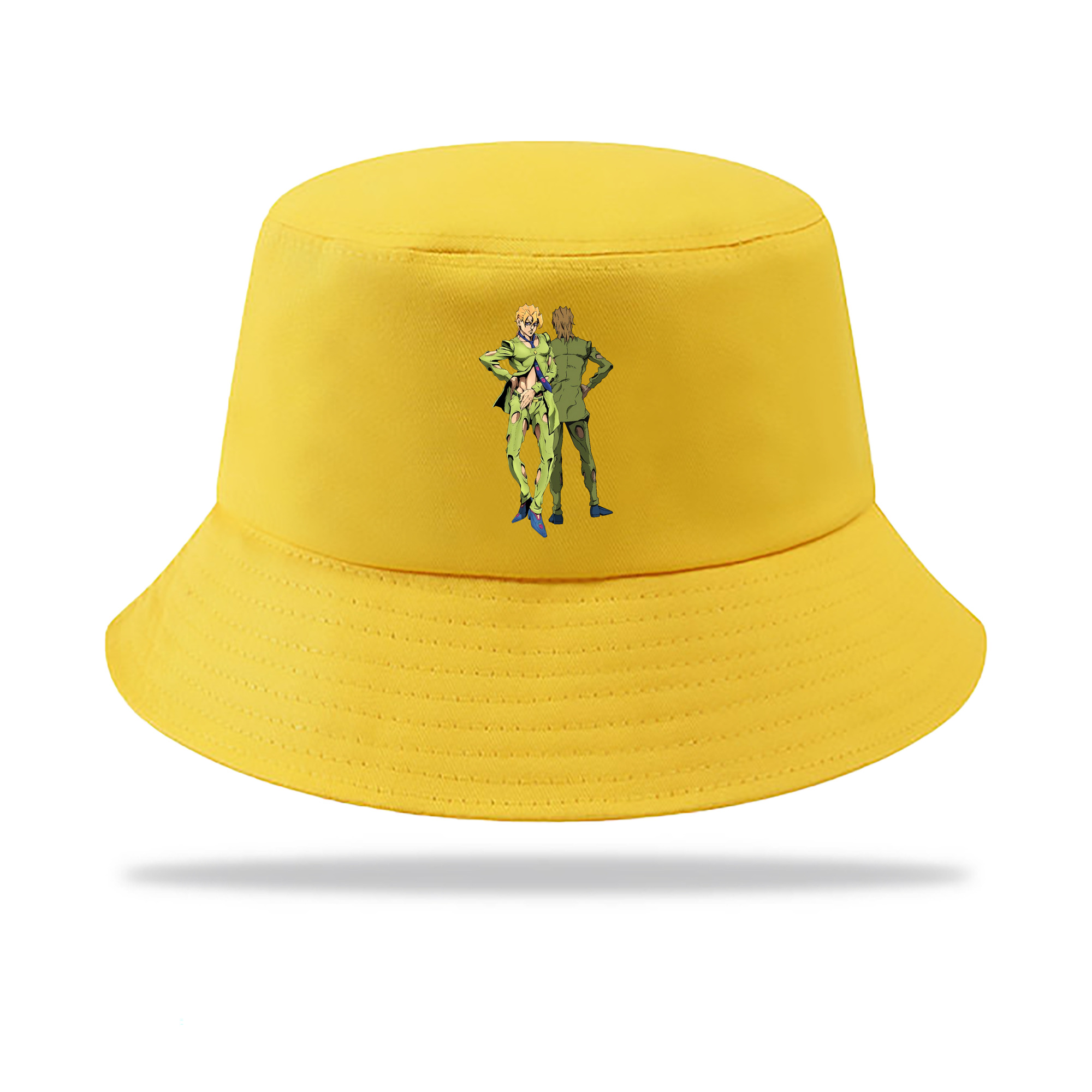 （画像用） ジョジョの奇妙な冒険 パンナコッタ?フー JoJo's Bizarre Adventure Pannacotta Fugo アウトドア日除けバケットハット