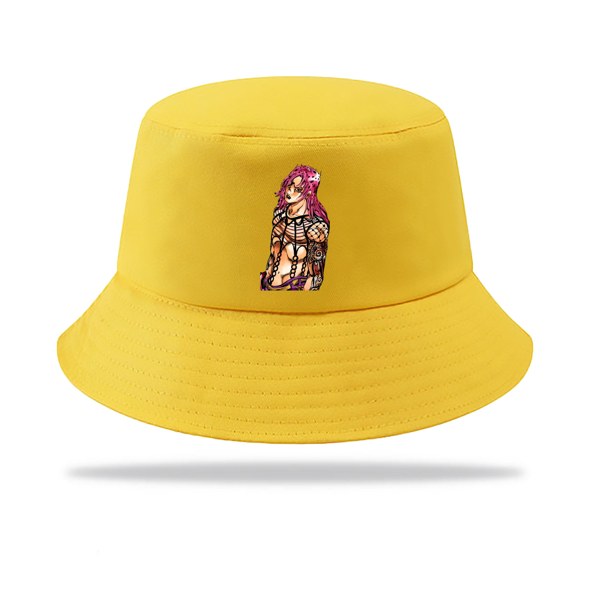 （画像用） ジョジョの奇妙な冒険 ビネガー?ドッピオ JoJo's Bizarre Adventure Vinegar Doppio アウトドア日除けバケットハット