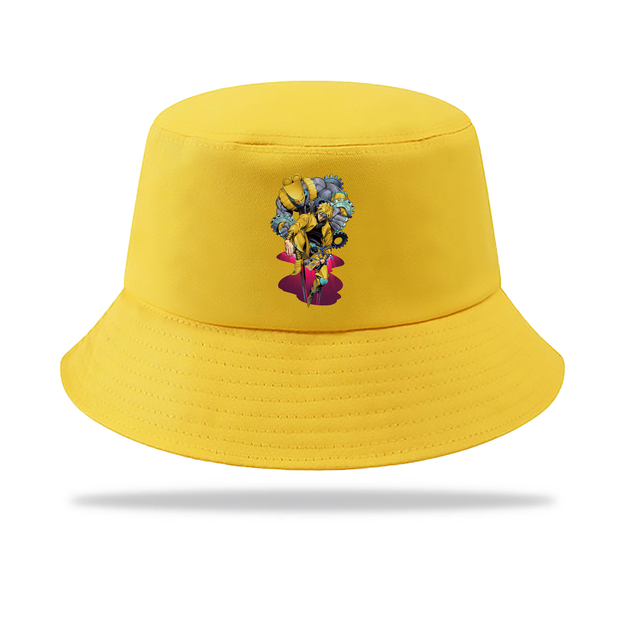 （画像用） ジョジョの奇妙な冒険 ディオ?ブランドー JoJo's Bizarre Adventure Dio Brando アウトドア日除けバケットハット