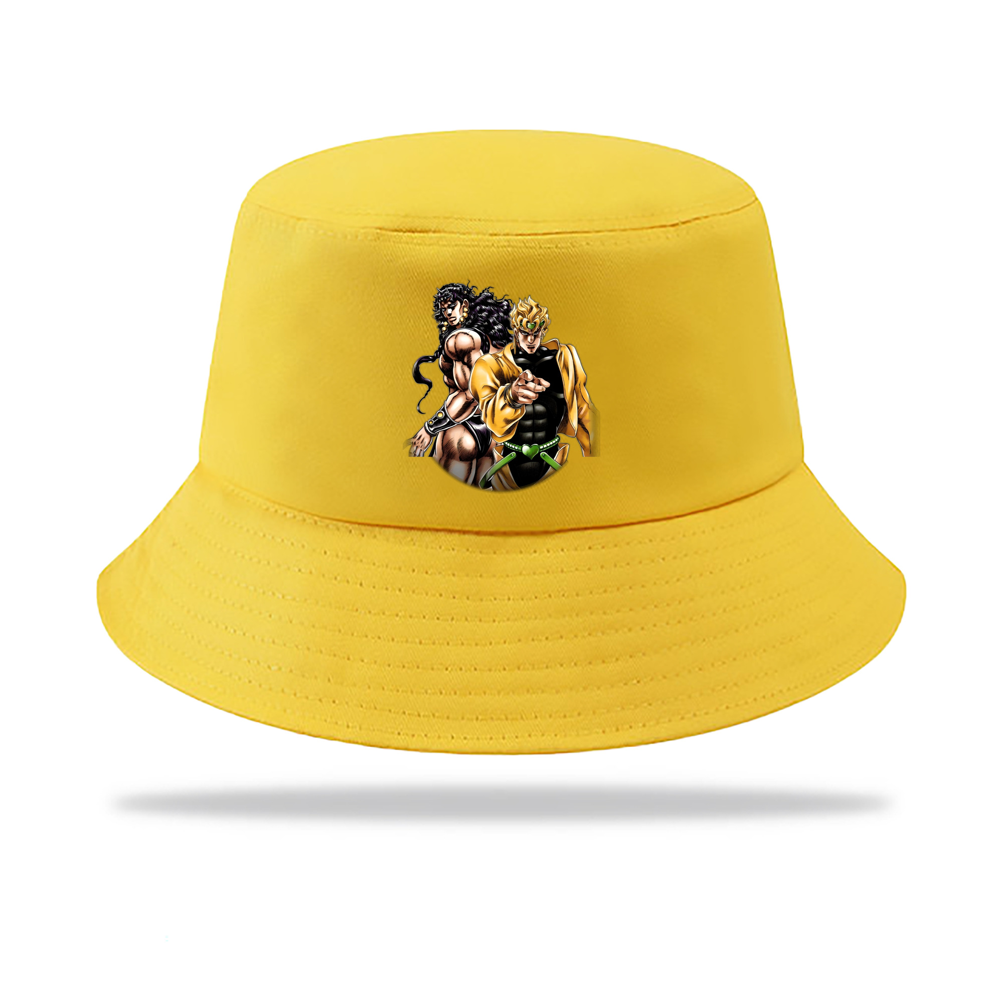 （画像用） ジョジョの奇妙な冒険 ディオ?ブランドー JoJo's Bizarre Adventure Dio Brando アウトドア日除けバケットハット