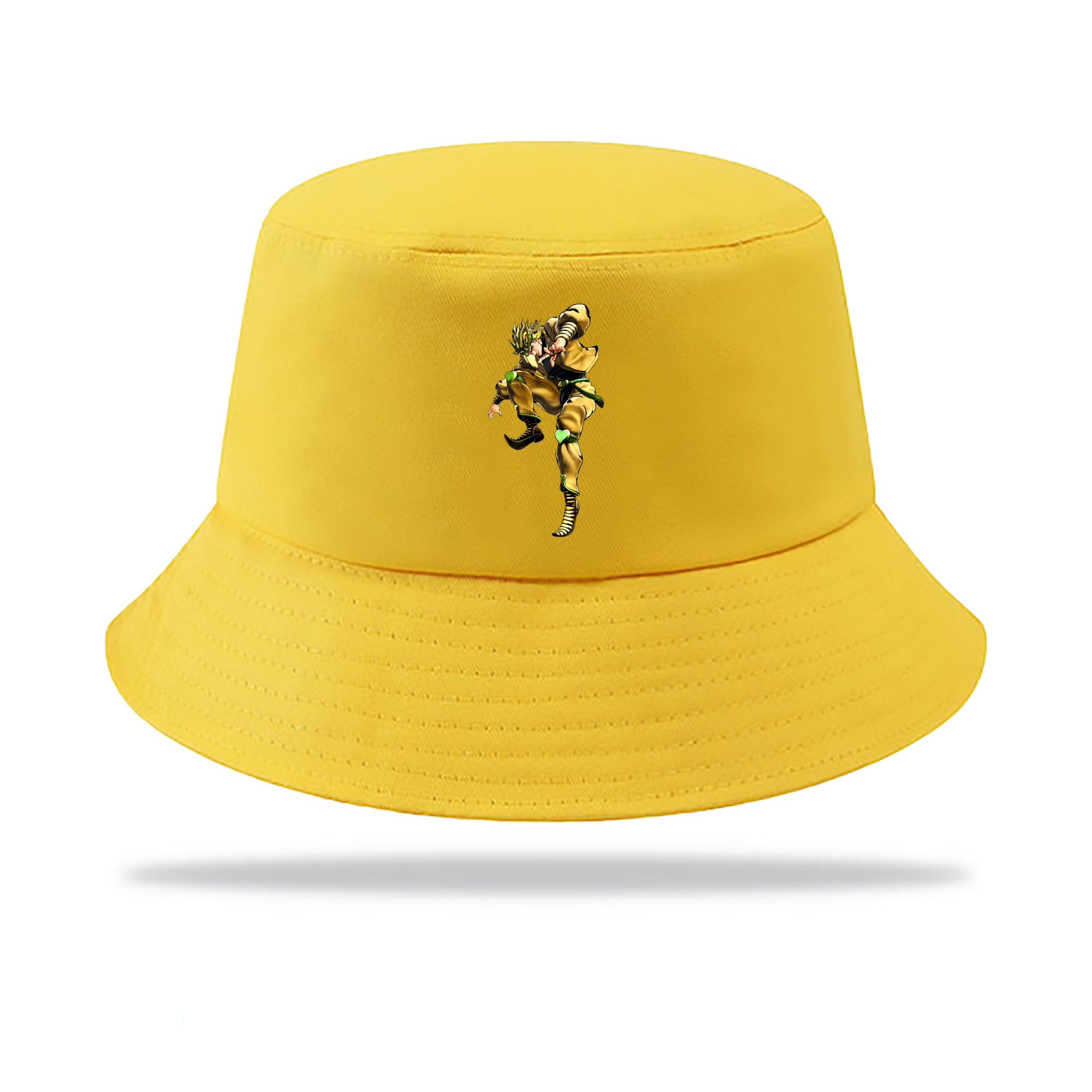 （画像用） ジョジョの奇妙な冒険 ディオ?ブランドー JoJo's Bizarre Adventure Dio Brando アウトドア日除けバケットハット
