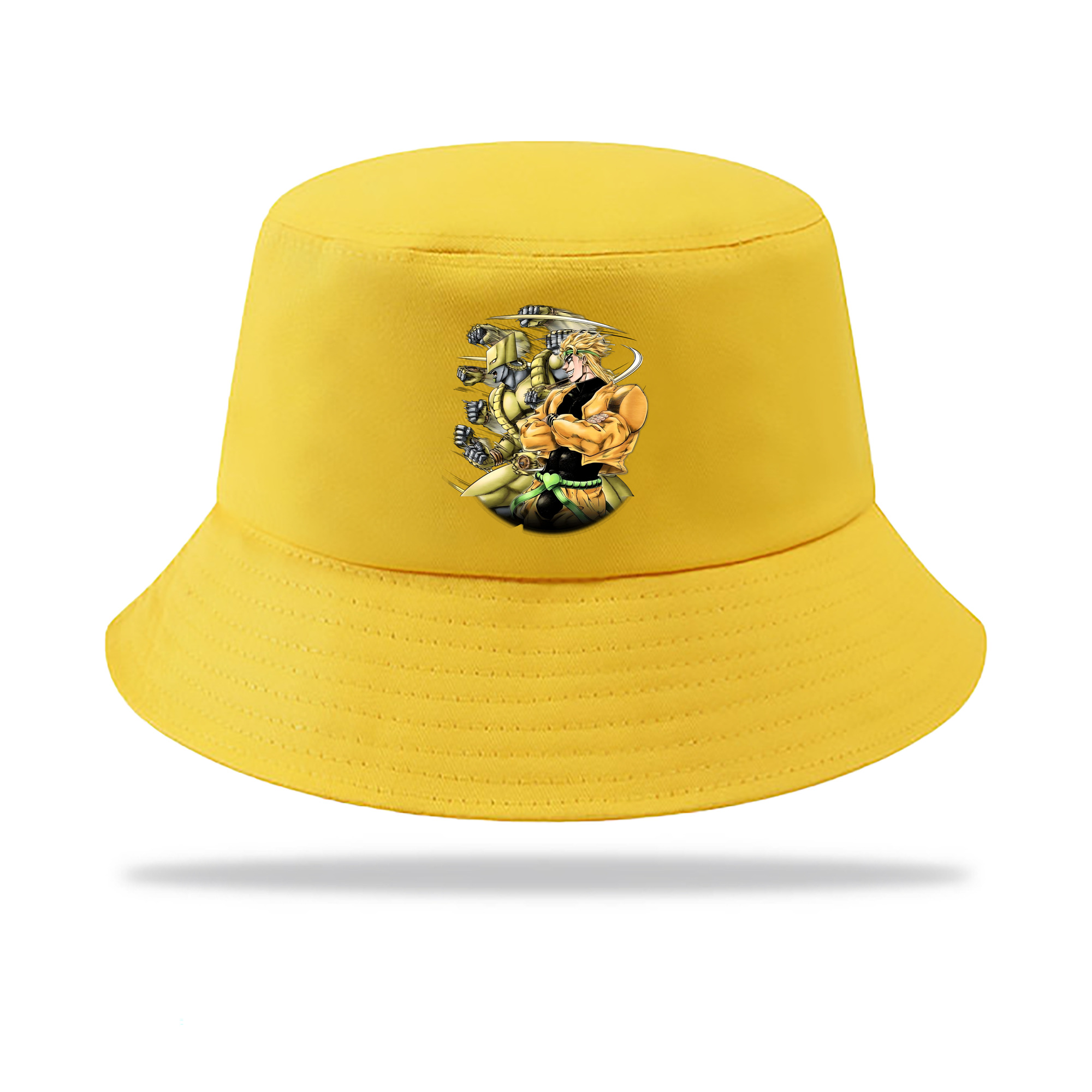 （画像用） ジョジョの奇妙な冒険 ディオ?ブランドー JoJo's Bizarre Adventure Dio Brando アウトドア日除けバケットハット