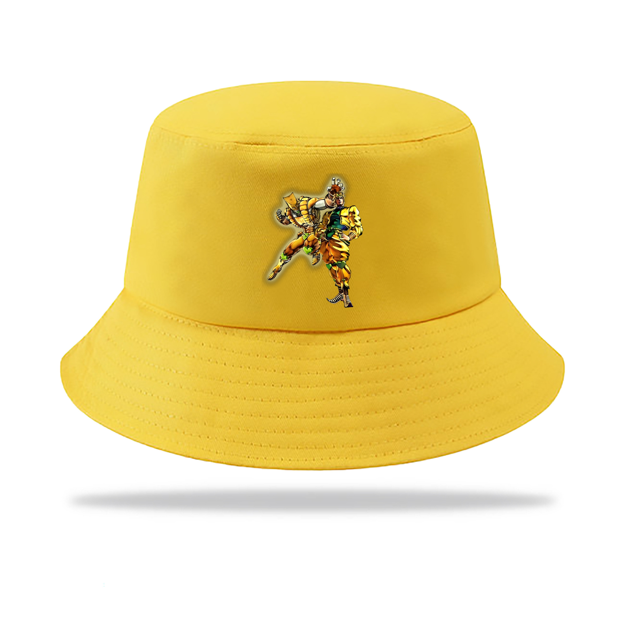 （画像用） ジョジョの奇妙な冒険 ディオ?ブランドー JoJo's Bizarre Adventure Dio Brando アウトドア日除けバケットハット
