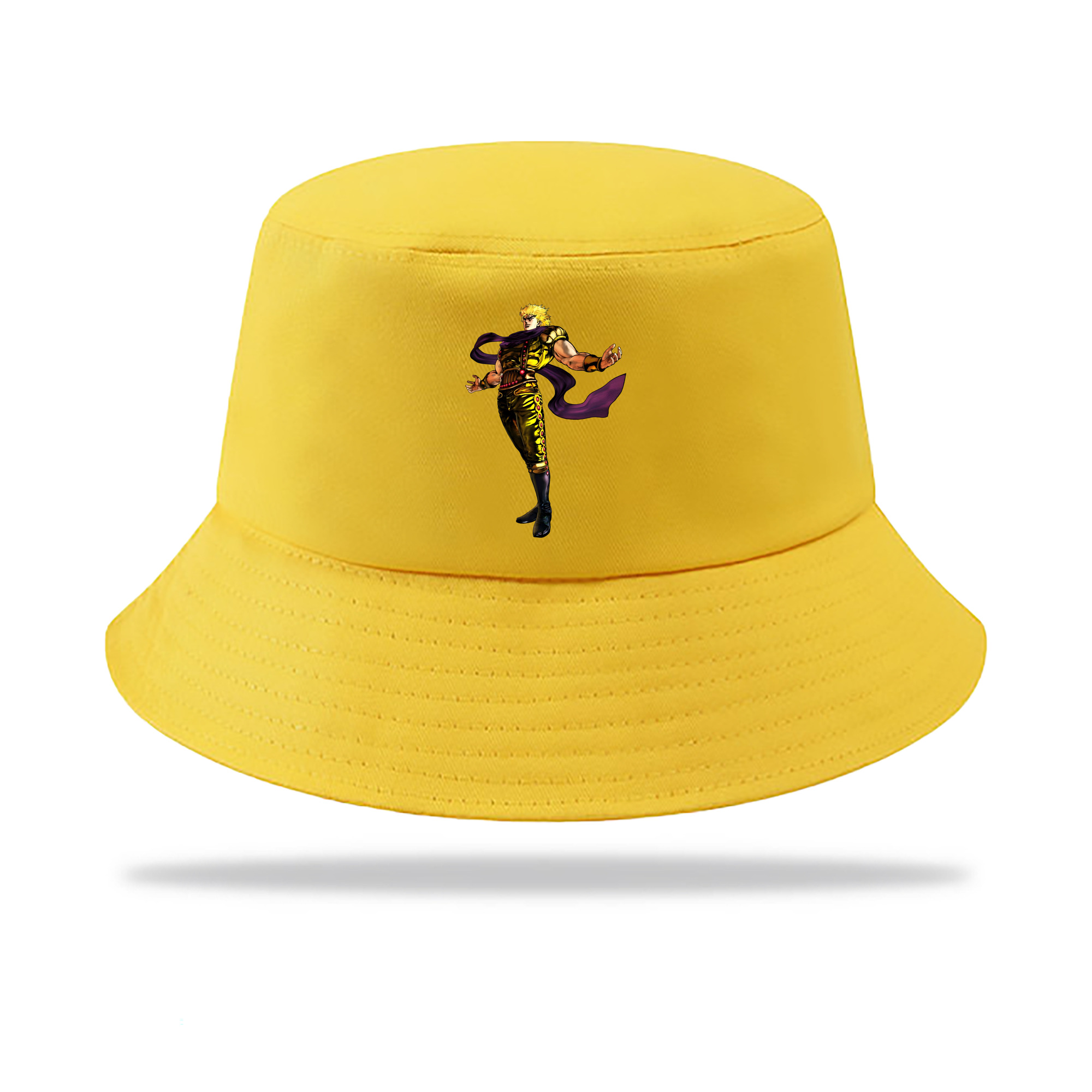 （画像用） ジョジョの奇妙な冒険 ディオ?ブランドー JoJo's Bizarre Adventure Dio Brando アウトドア日除けバケットハット
