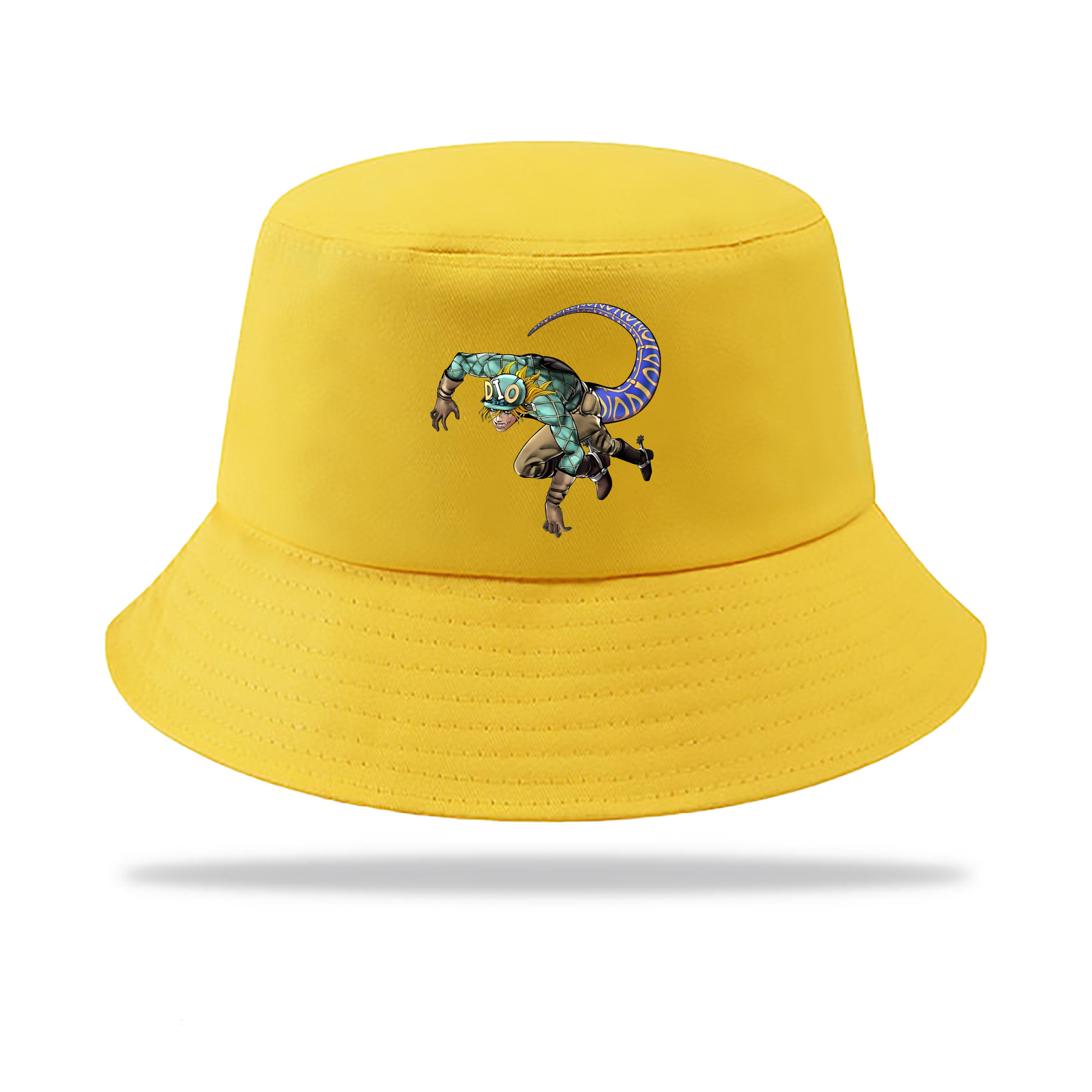 （画像用） ジョジョの奇妙な冒険 ディオ?ブランドー JoJo's Bizarre Adventure Dio Brando アウトドア日除けバケットハット