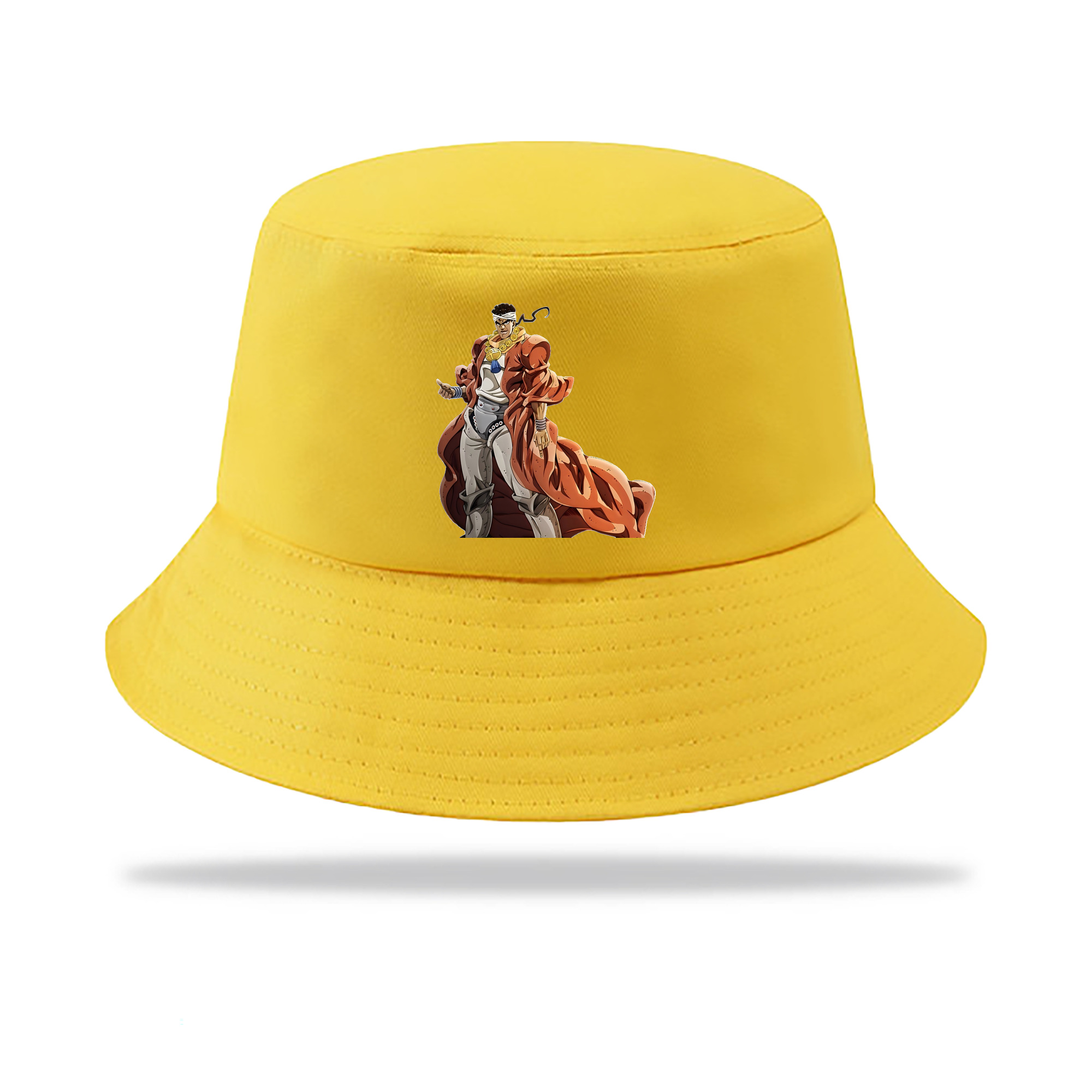 （画像用） ジョジョの奇妙な冒険 ムハンマド?アブドゥル JoJo's Bizarre Adventure Muhammad Avdol アウトドア日除けバケットハット