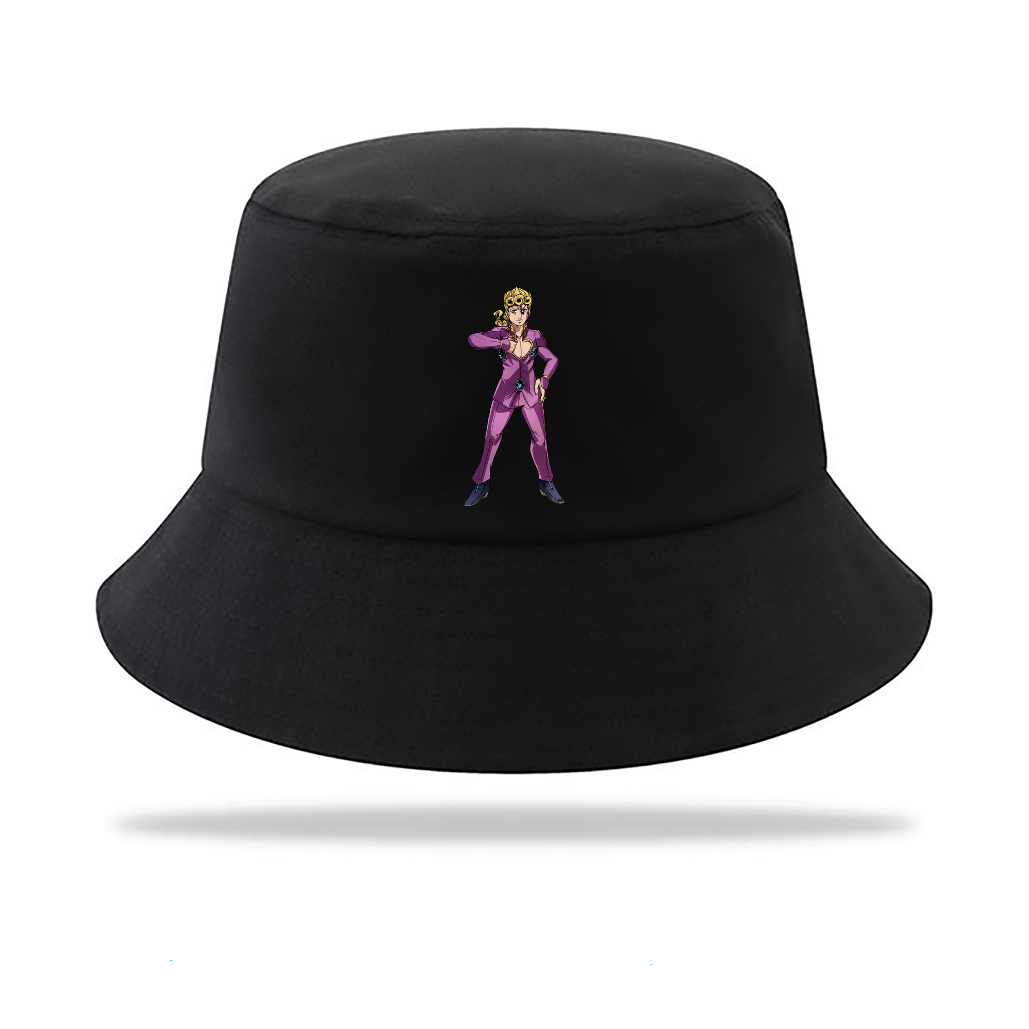 （画像用） ジョジョの奇妙な冒険 ジョルノ?ジョバァーナ JoJo's Bizarre Adventure Giorno Giovanna アウトドア日除けバケットハット