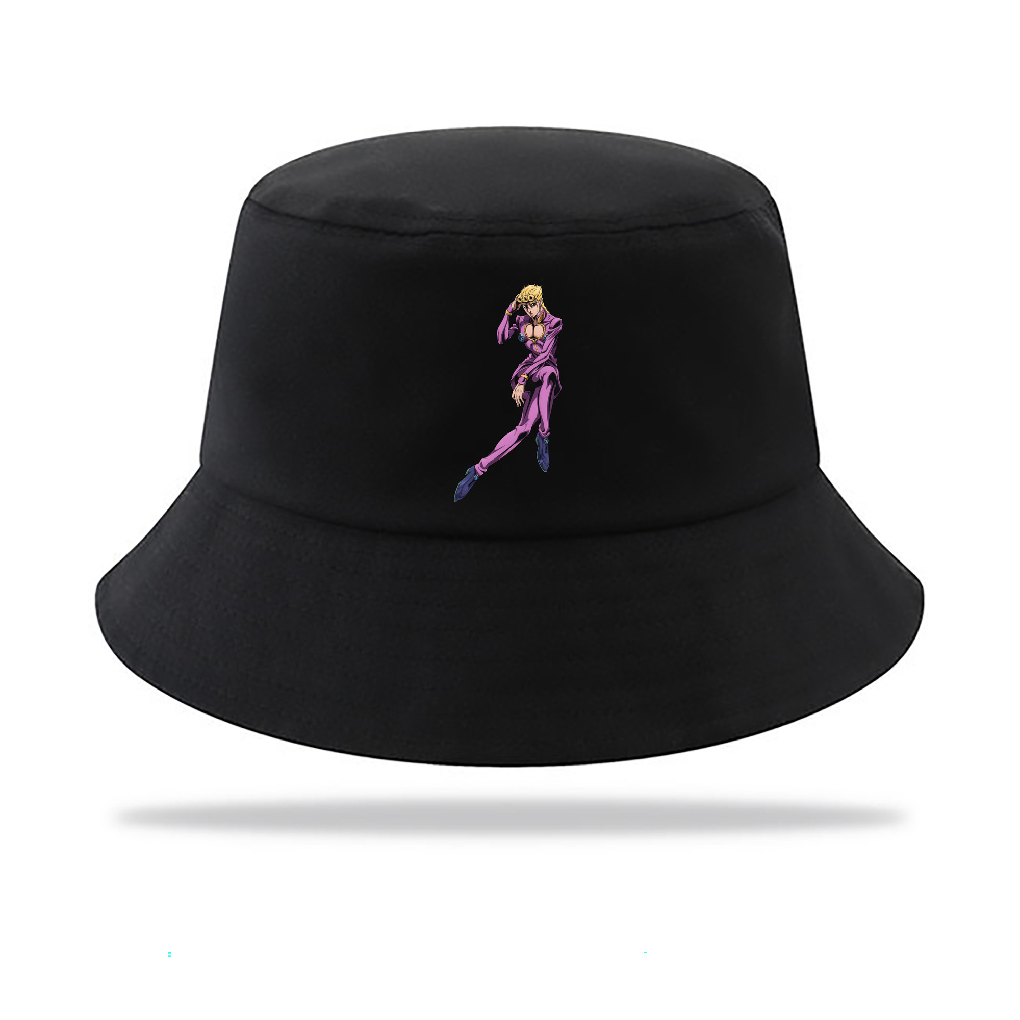 （画像用） ジョジョの奇妙な冒険 ジョルノ?ジョバァーナ JoJo's Bizarre Adventure Giorno Giovanna アウトドア日除けバケットハット