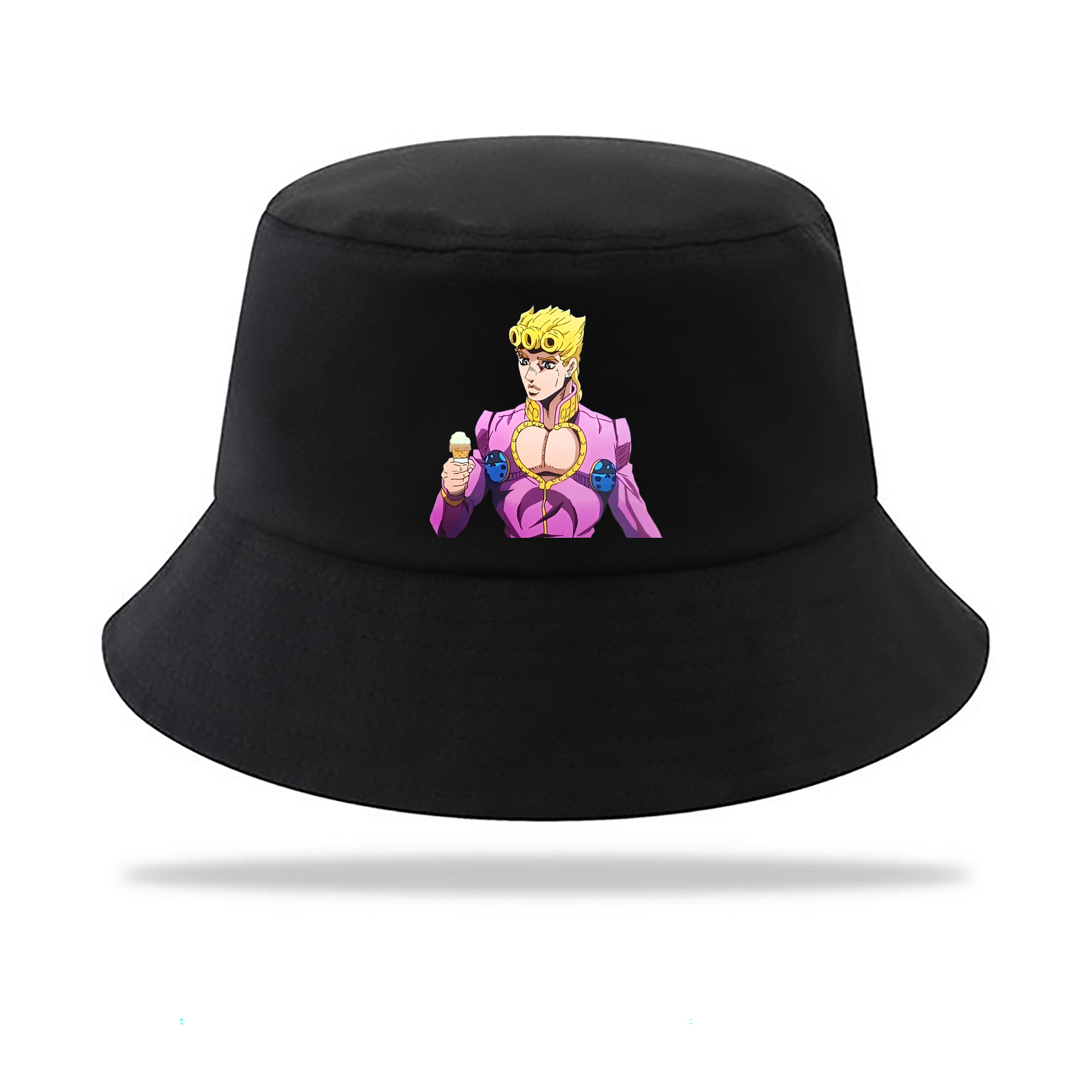 （画像用） ジョジョの奇妙な冒険 ジョルノ?ジョバァーナ JoJo's Bizarre Adventure Giorno Giovanna アウトドア日除けバケットハット