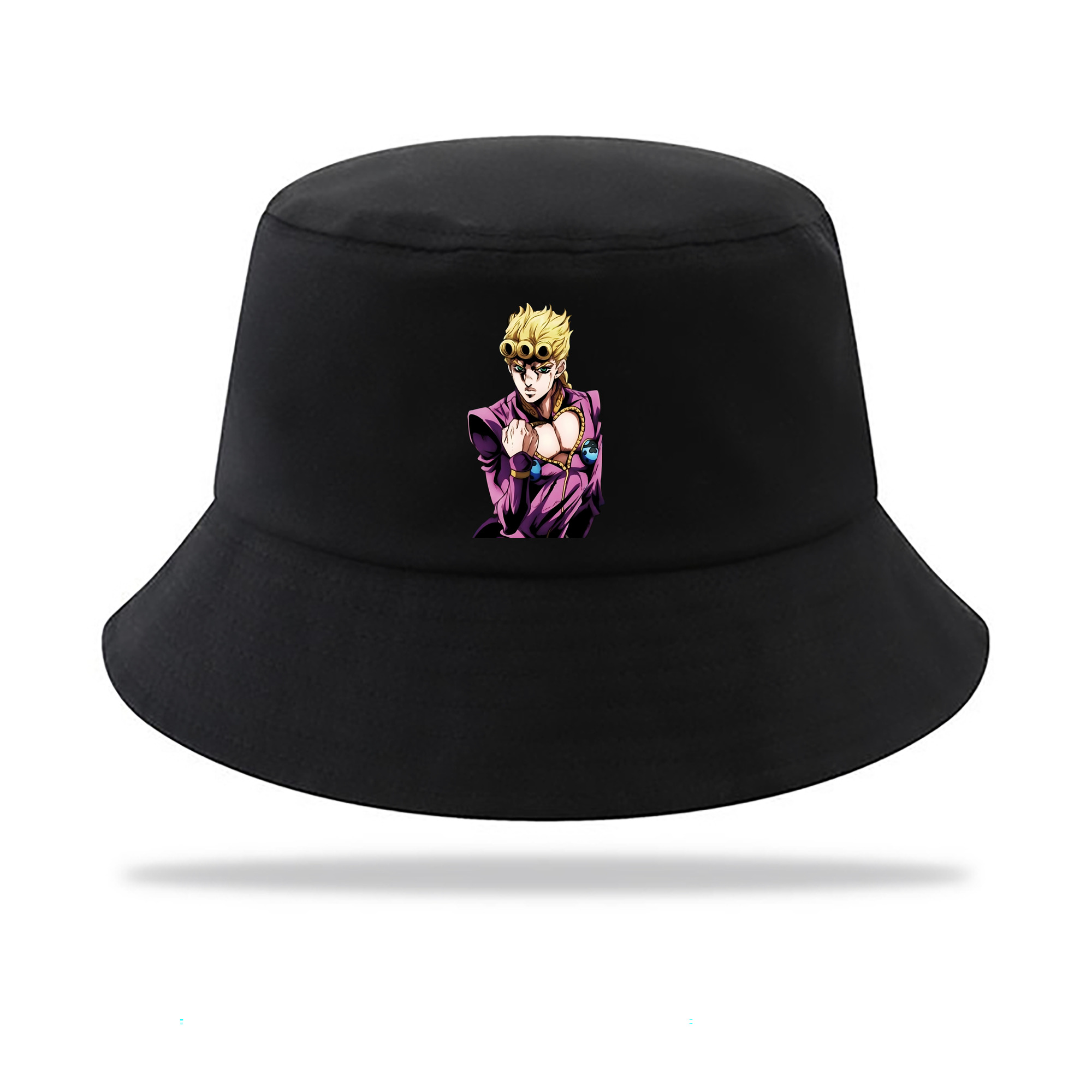 （画像用） ジョジョの奇妙な冒険 ジョルノ?ジョバァーナ JoJo's Bizarre Adventure Giorno Giovanna アウトドア日除けバケットハット