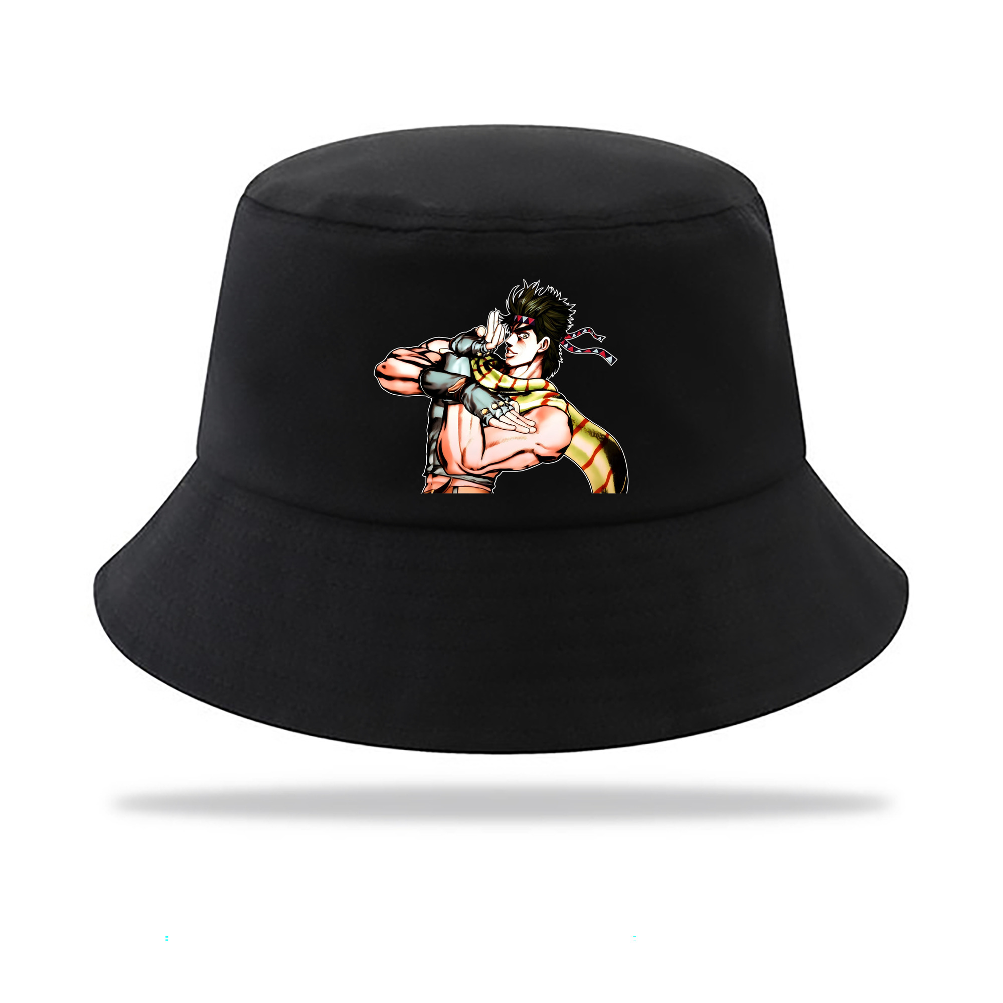 （画像用） ジョジョの奇妙な冒険 ジョセフ?ジョースター JoJo's Bizarre Adventure Joseph Joestar アウトドア日除けバケットハット