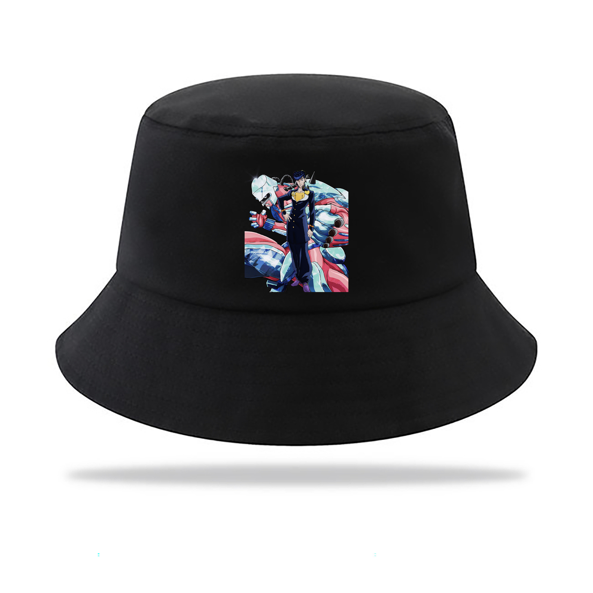 （画像用） ジョジョの奇妙な冒険 ひがしかた じょうすけ JoJo's Bizarre Adventure Higashikata Josuke アウトドア日除けバケットハット