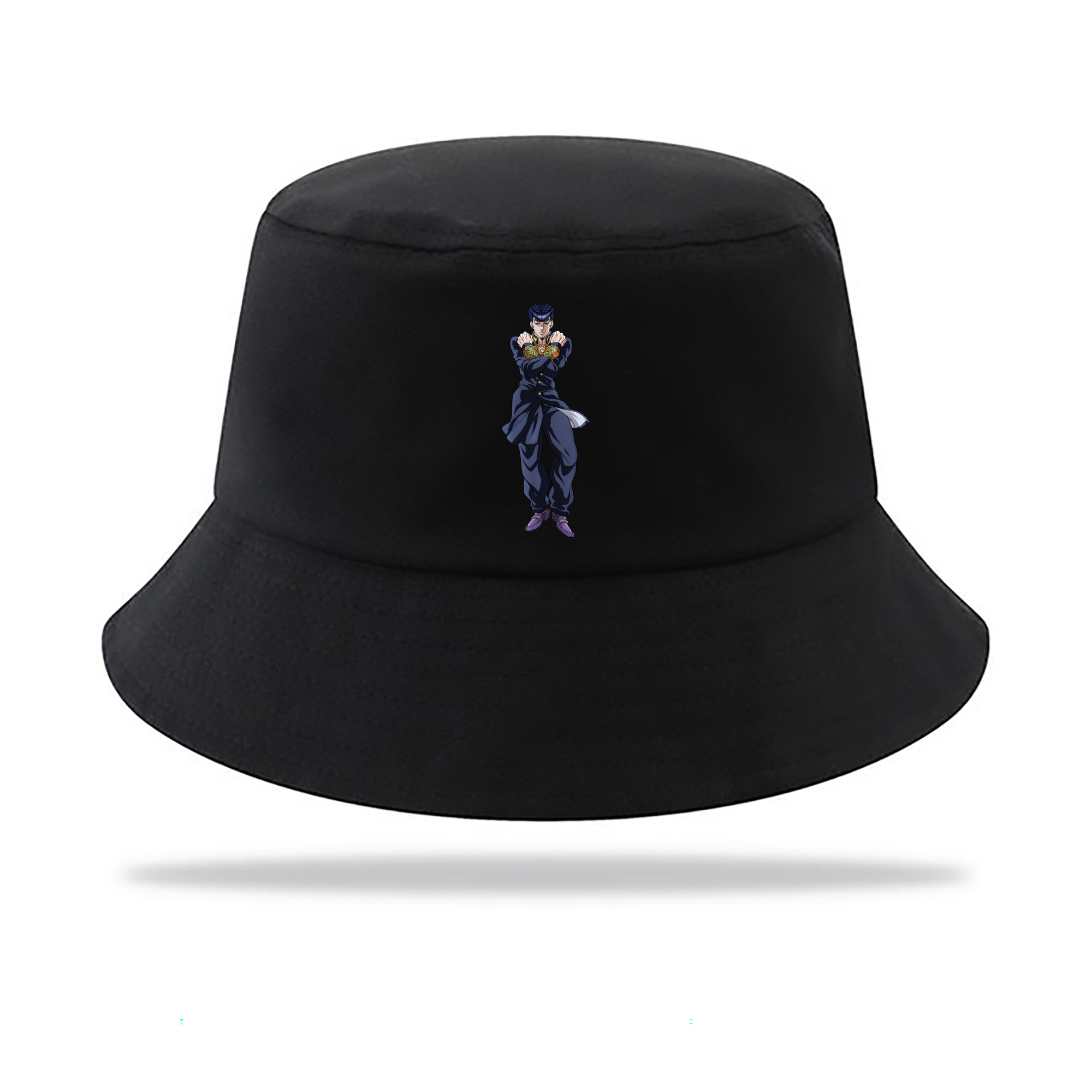 （画像用） ジョジョの奇妙な冒険 ひがしかた じょうすけ JoJo's Bizarre Adventure Higashikata Josuke アウトドア日除けバケットハット