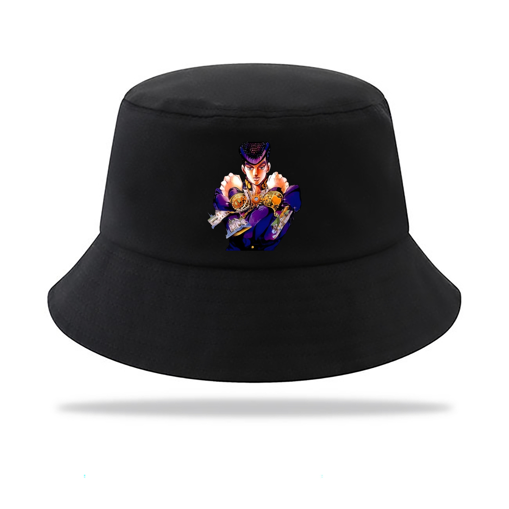 （画像用） ジョジョの奇妙な冒険 ひがしかた じょうすけ JoJo's Bizarre Adventure Higashikata Josuke アウトドア日除けバケットハット