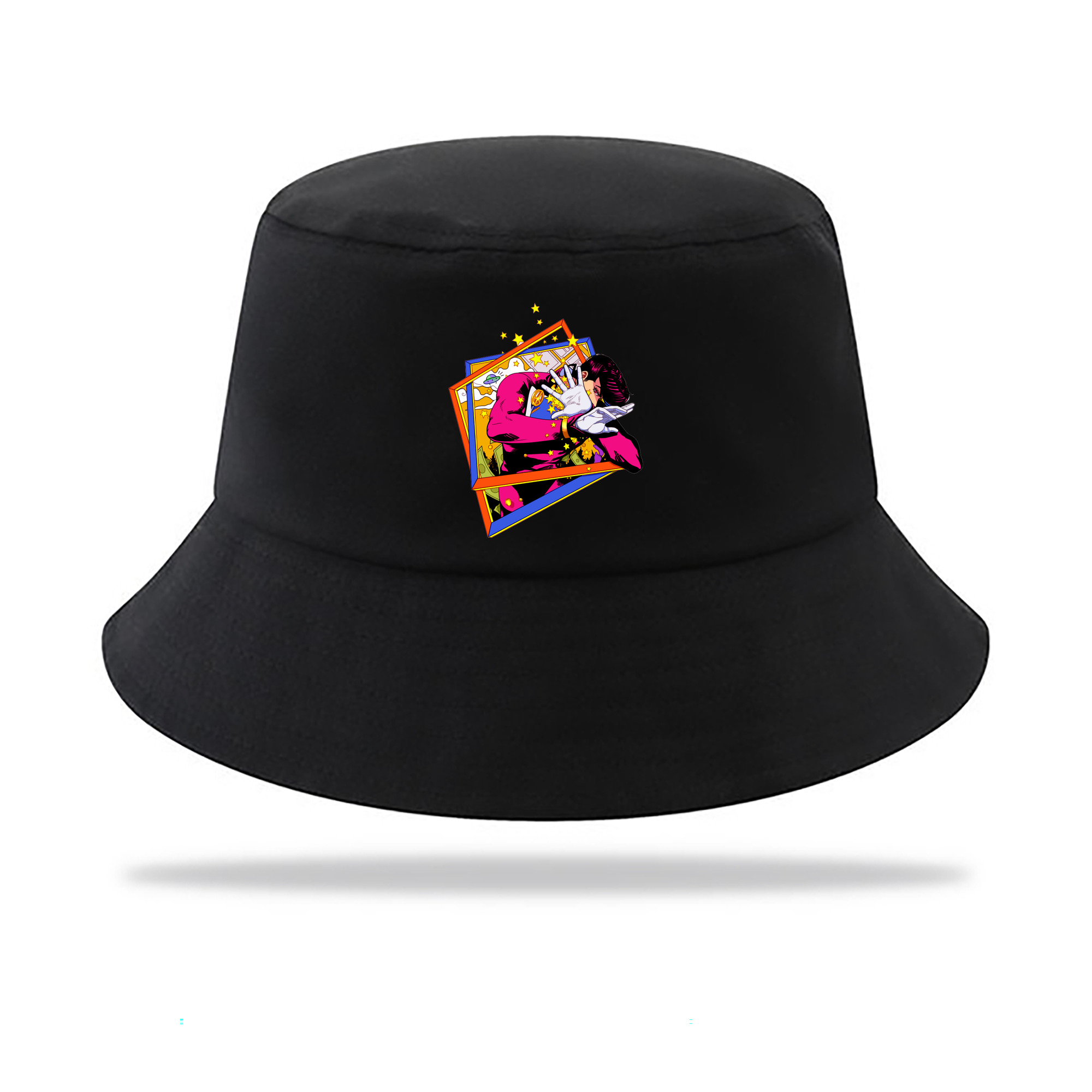 （画像用） ジョジョの奇妙な冒険 ひがしかた じょうすけ JoJo's Bizarre Adventure Higashikata Josuke アウトドア日除けバケットハット