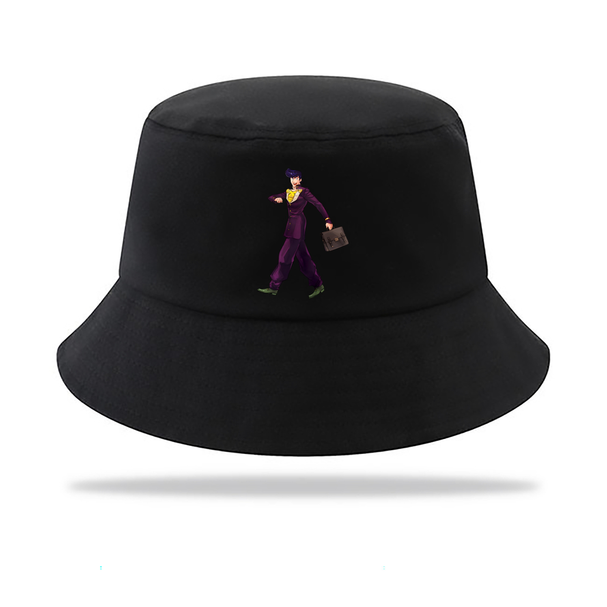 （画像用） ジョジョの奇妙な冒険 ひがしかた じょうすけ JoJo's Bizarre Adventure Higashikata Josuke アウトドア日除けバケットハット