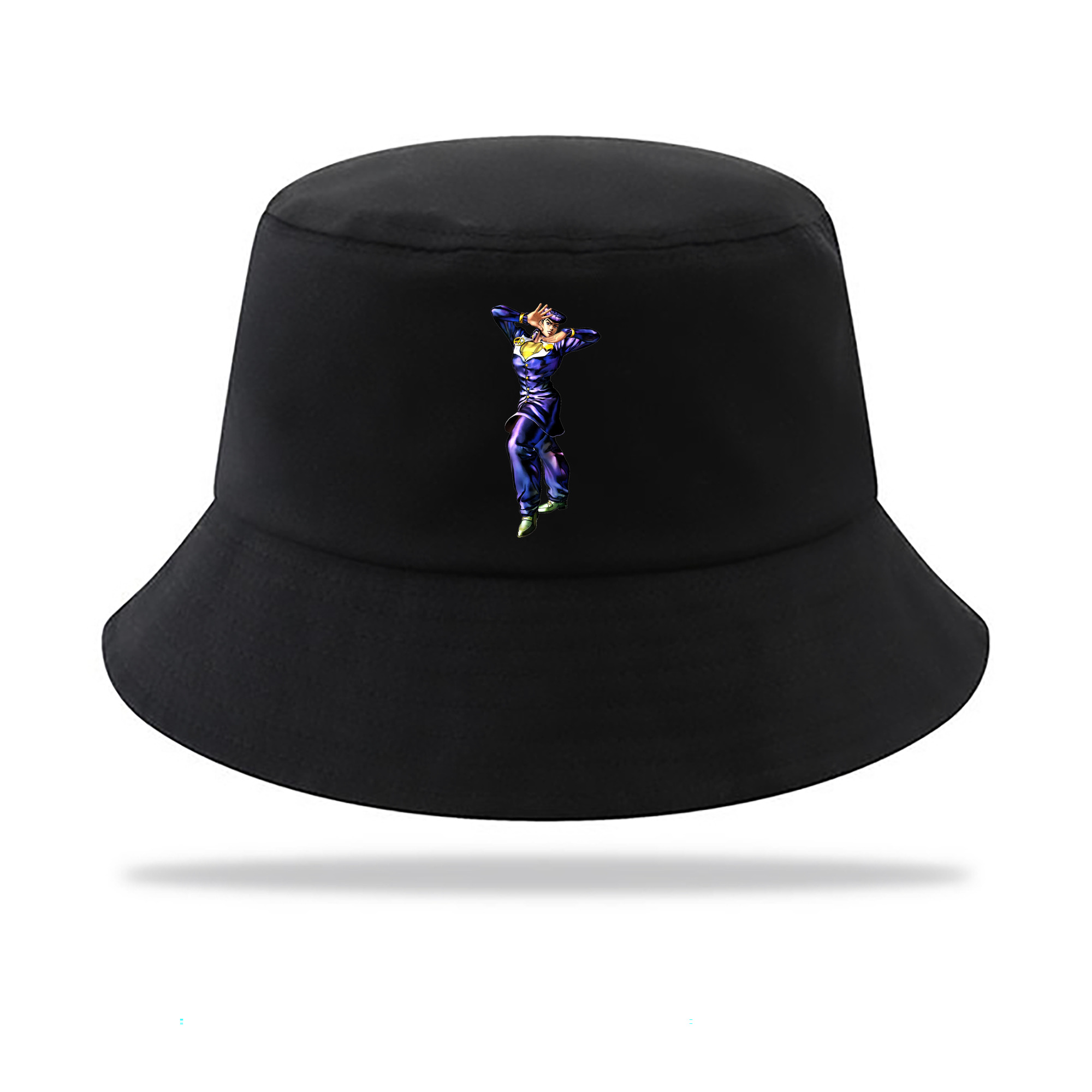 （画像用） ジョジョの奇妙な冒険 ひがしかた じょうすけ JoJo's Bizarre Adventure Higashikata Josuke アウトドア日除けバケットハット