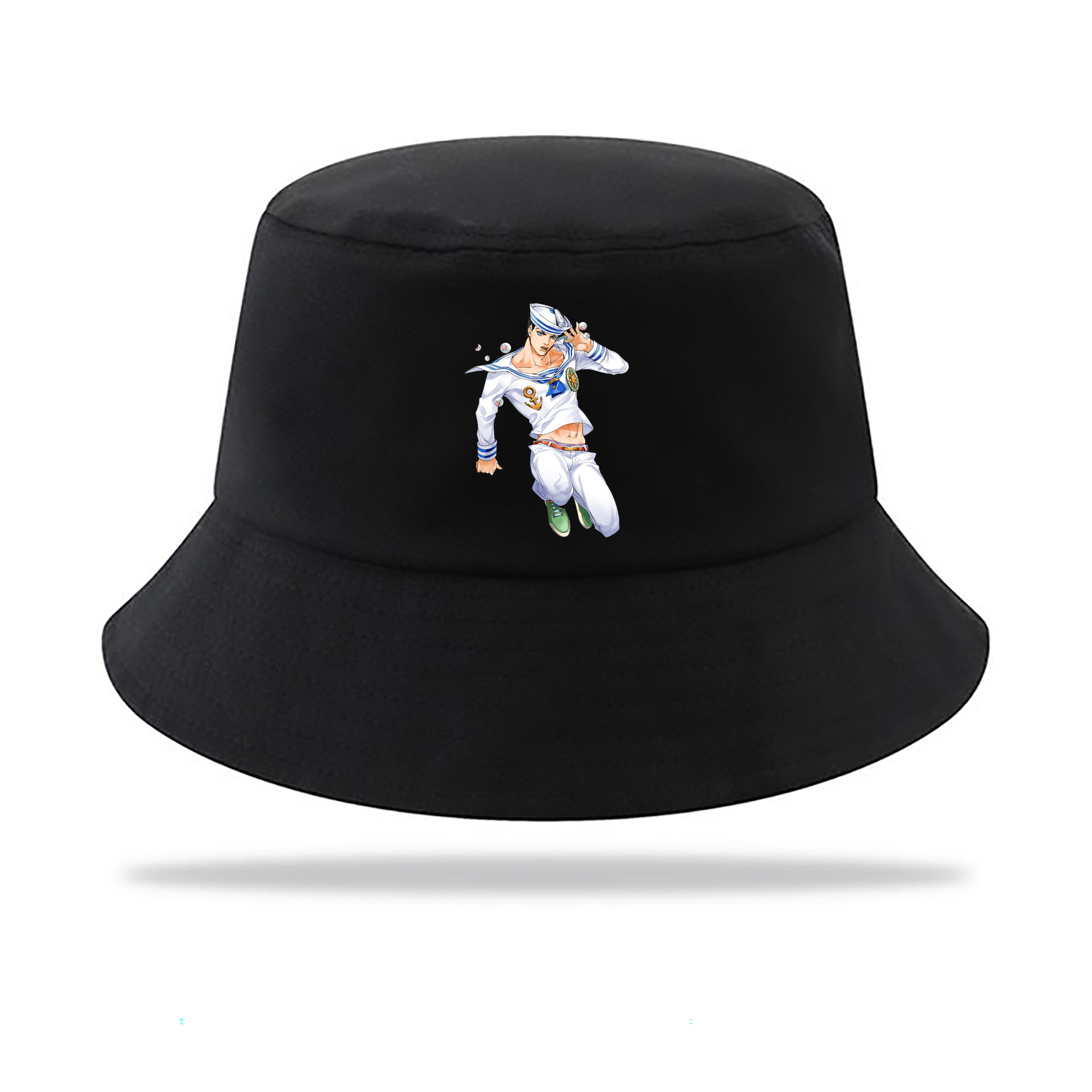 （画像用） ジョジョの奇妙な冒険 東方定助 JoJo's Bizarre Adventure Higashikata Josuke アウトドア日除けバケットハット