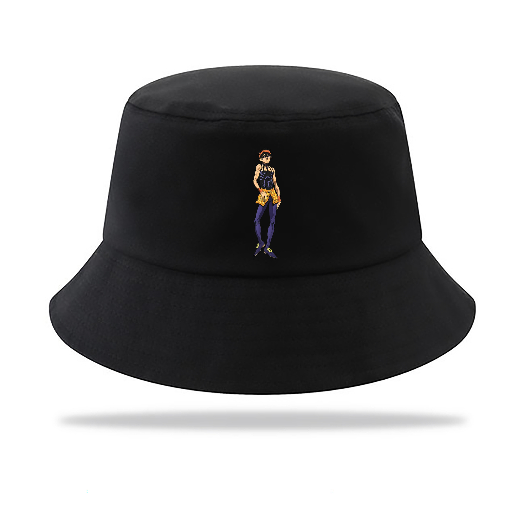 （画像用） ジョジョの奇妙な冒険 ナランチャ?ギルガ JoJo's Bizarre Adventure Narancia Ghirga アウトドア日除けバケットハット