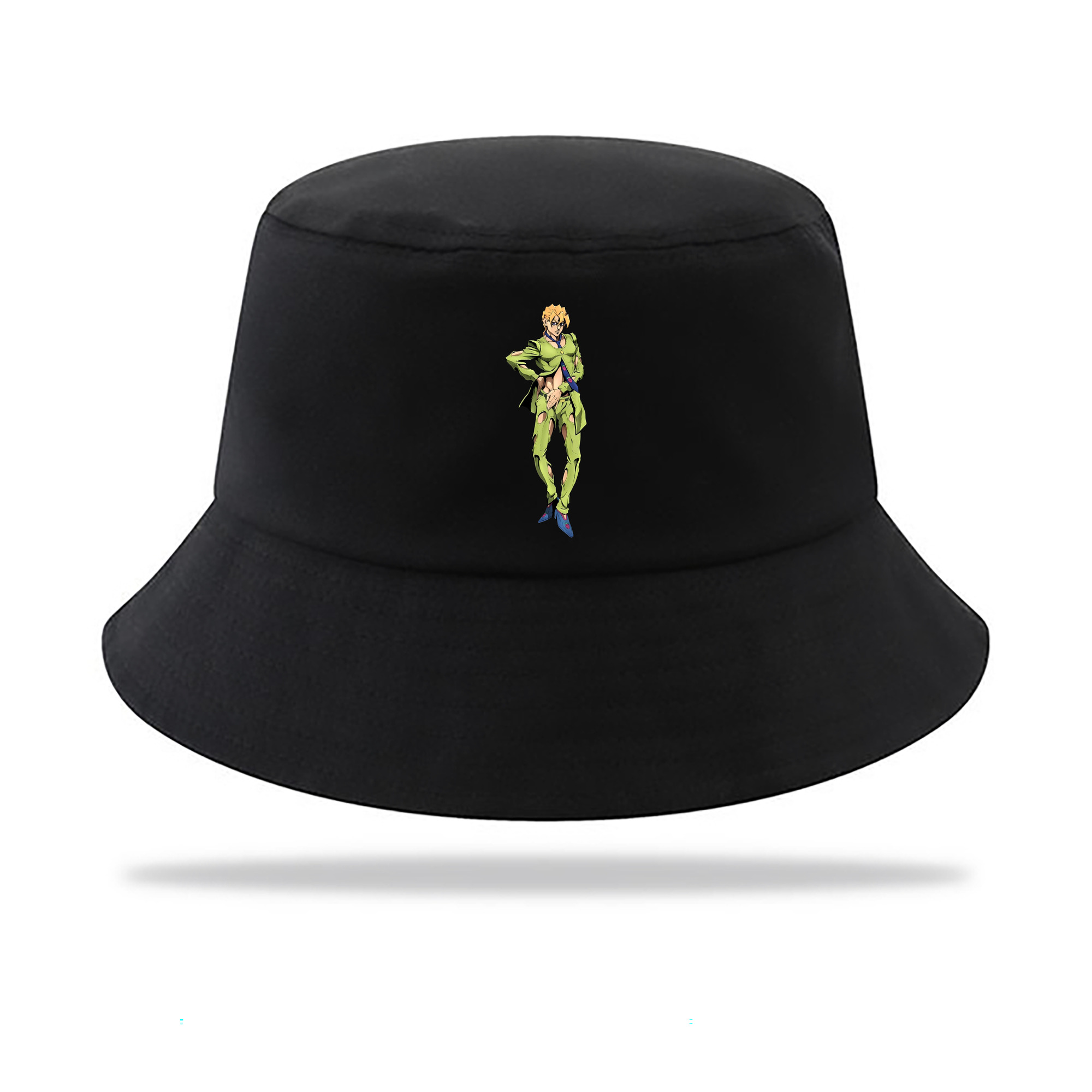 （画像用） ジョジョの奇妙な冒険 パンナコッタ?フー JoJo's Bizarre Adventure Pannacotta Fugo アウトドア日除けバケットハット