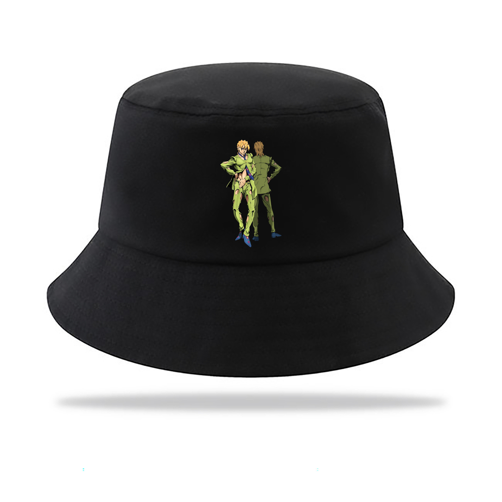 （画像用） ジョジョの奇妙な冒険 パンナコッタ?フー JoJo's Bizarre Adventure Pannacotta Fugo アウトドア日除けバケットハット