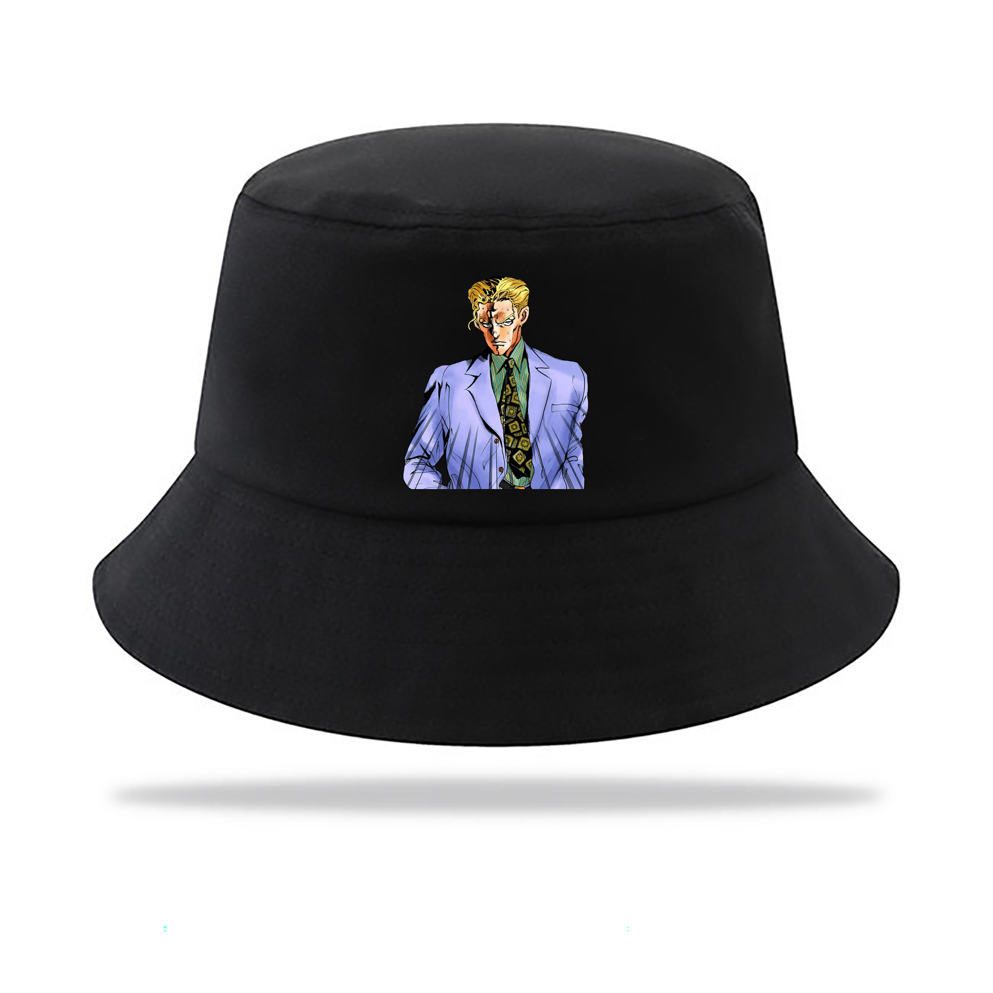 （画像用） ジョジョの奇妙な冒険 きら よしかげ JoJo's Bizarre Adventure Kira Yoshikage アウトドア日除けバケットハット