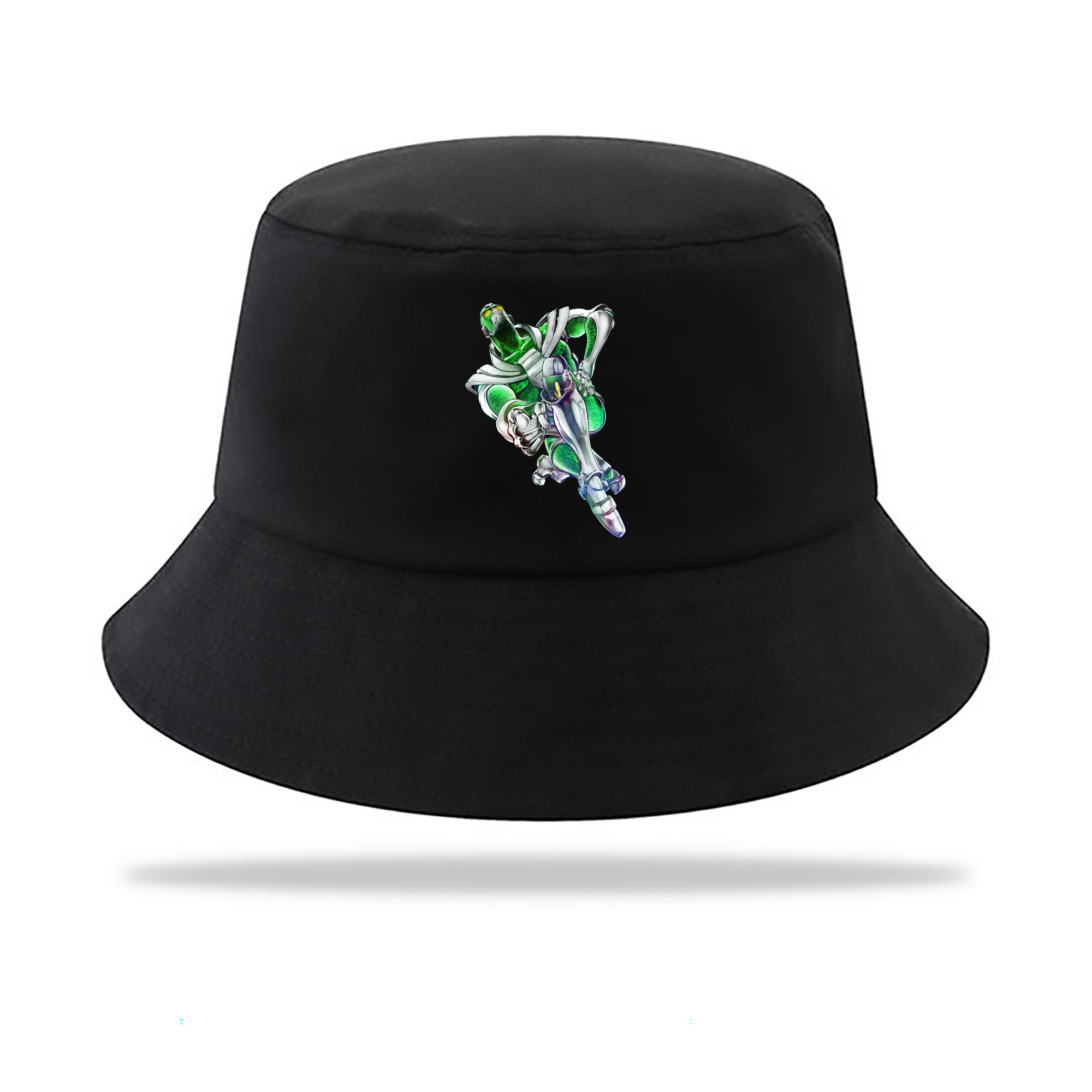（画像用） ジョジョの奇妙な冒険 花京院 典明（かきょういん のりあき） JoJo's Bizarre Adventure Kakyoin Noriaki アウトドア日除けバケットハット