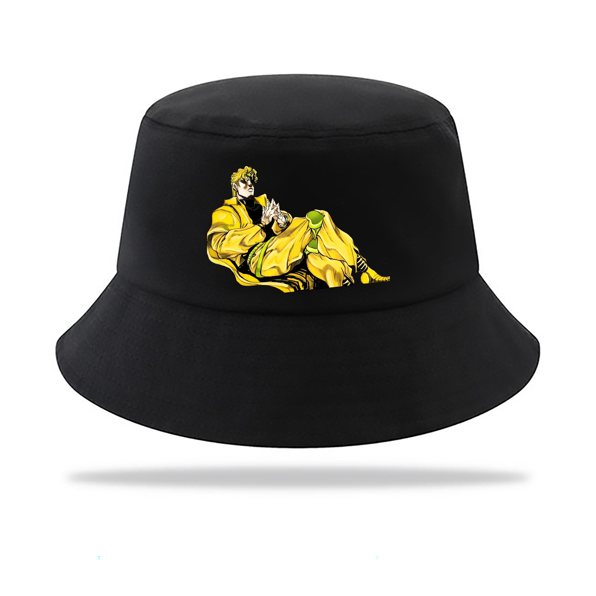 （画像用） ジョジョの奇妙な冒険 ディオ?ブランドー JoJo's Bizarre Adventure Dio Brando アウトドア日除けバケットハット