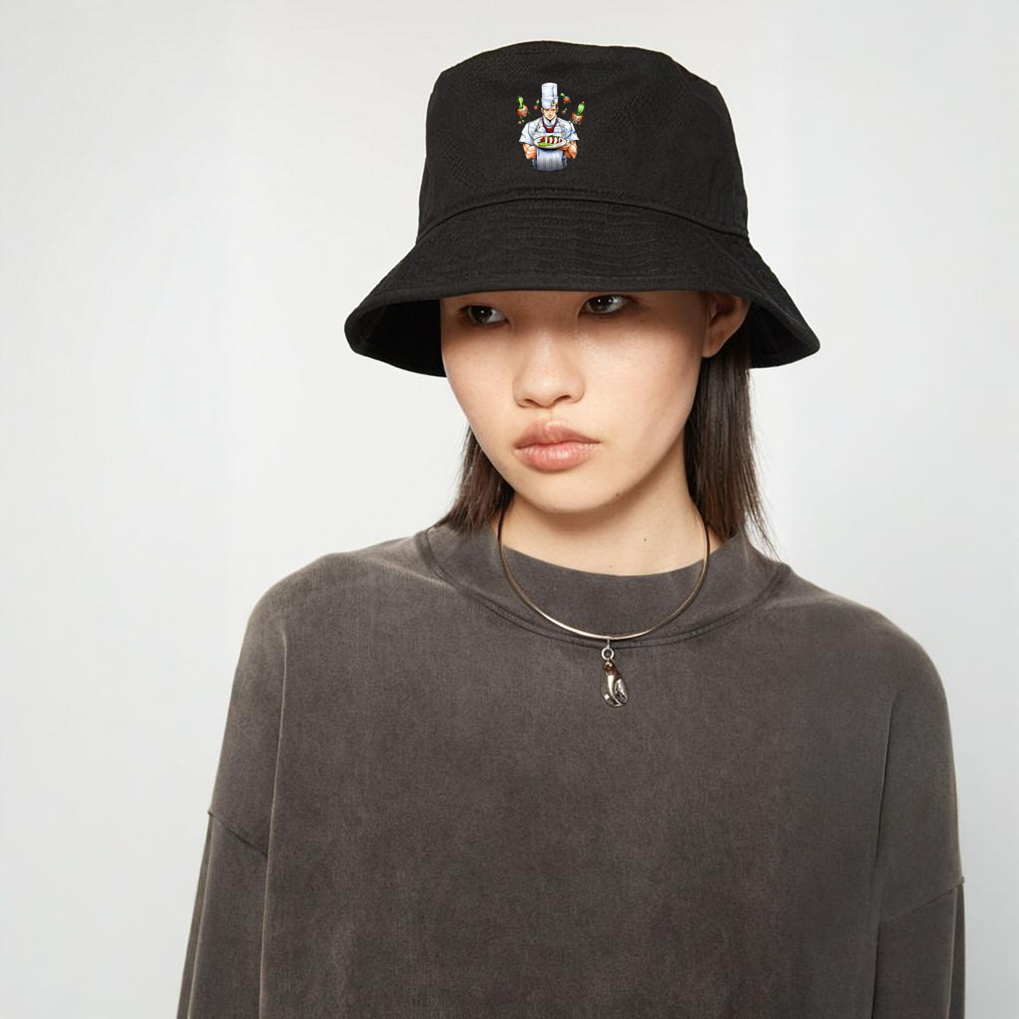 ジョジョの奇妙な冒険 Tonio Trussardi JoJo's Bizarre Adventure トニオ?トラッサルディ アウトドア日除けバケットハット
