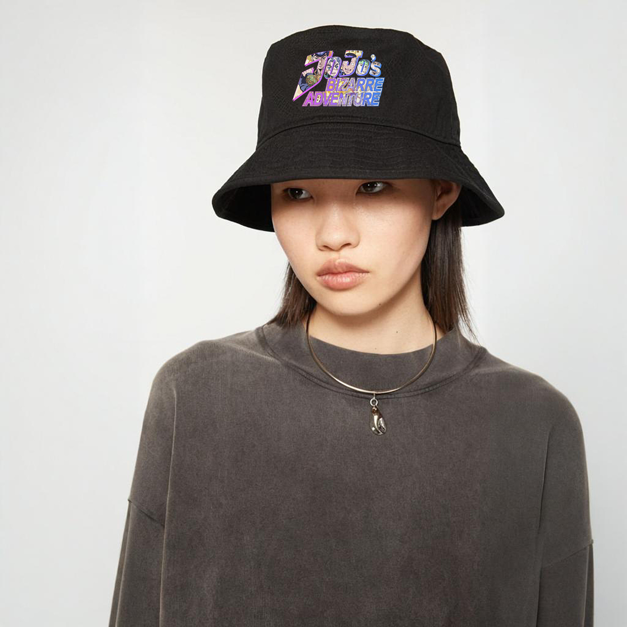 ジョジョの奇妙な冒険 JoJo's Bizarre Adventure アウトドア日除けバケットハット