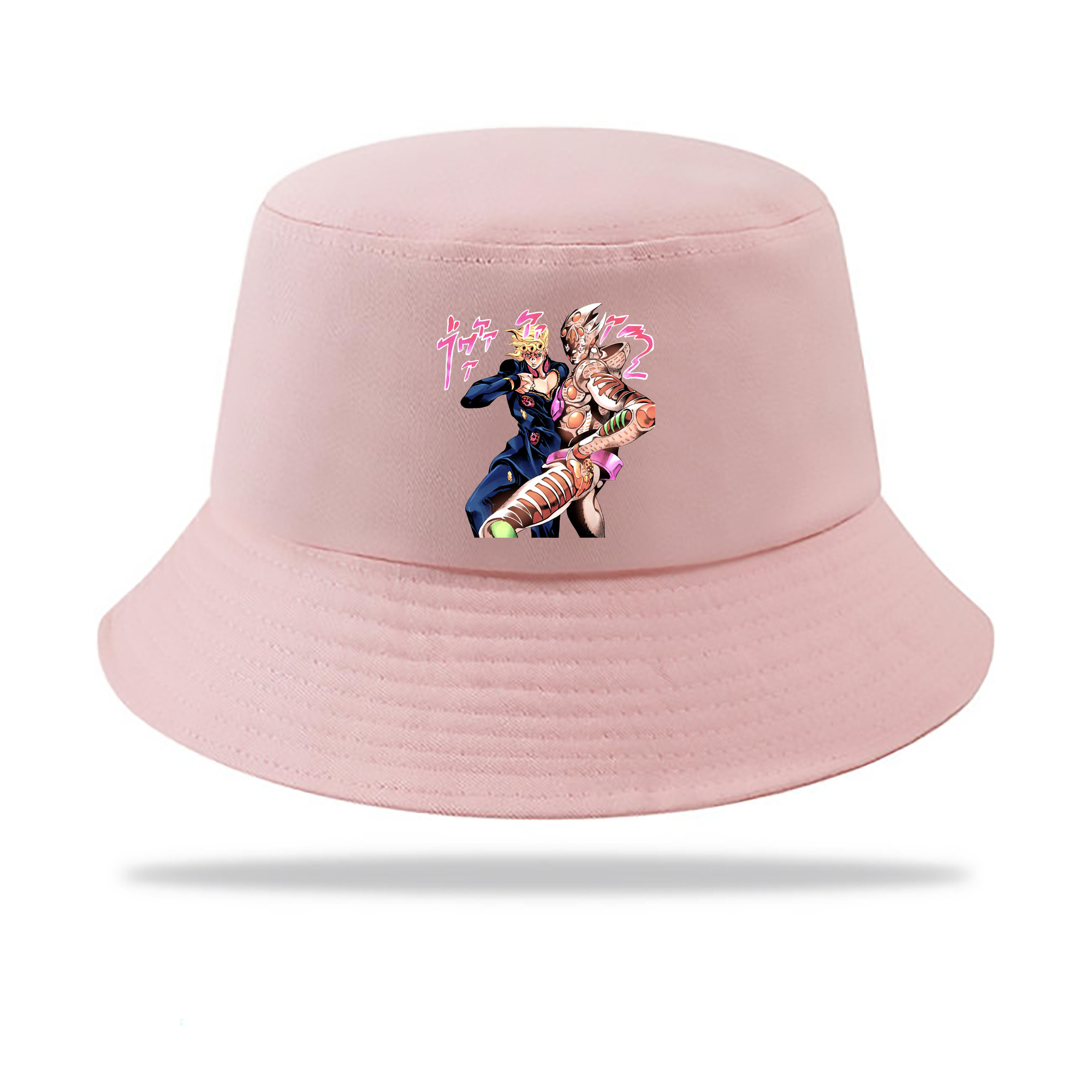 （画像用） ジョジョの奇妙な冒険 ジョルノ?ジョバァーナ JoJo's Bizarre Adventure Giorno Giovanna アウトドア日除けバケットハット