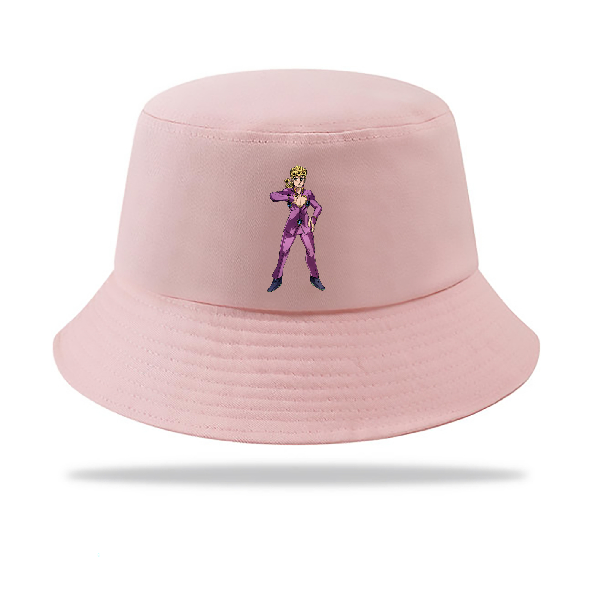 （画像用） ジョジョの奇妙な冒険 ジョルノ?ジョバァーナ JoJo's Bizarre Adventure Giorno Giovanna アウトドア日除けバケットハット