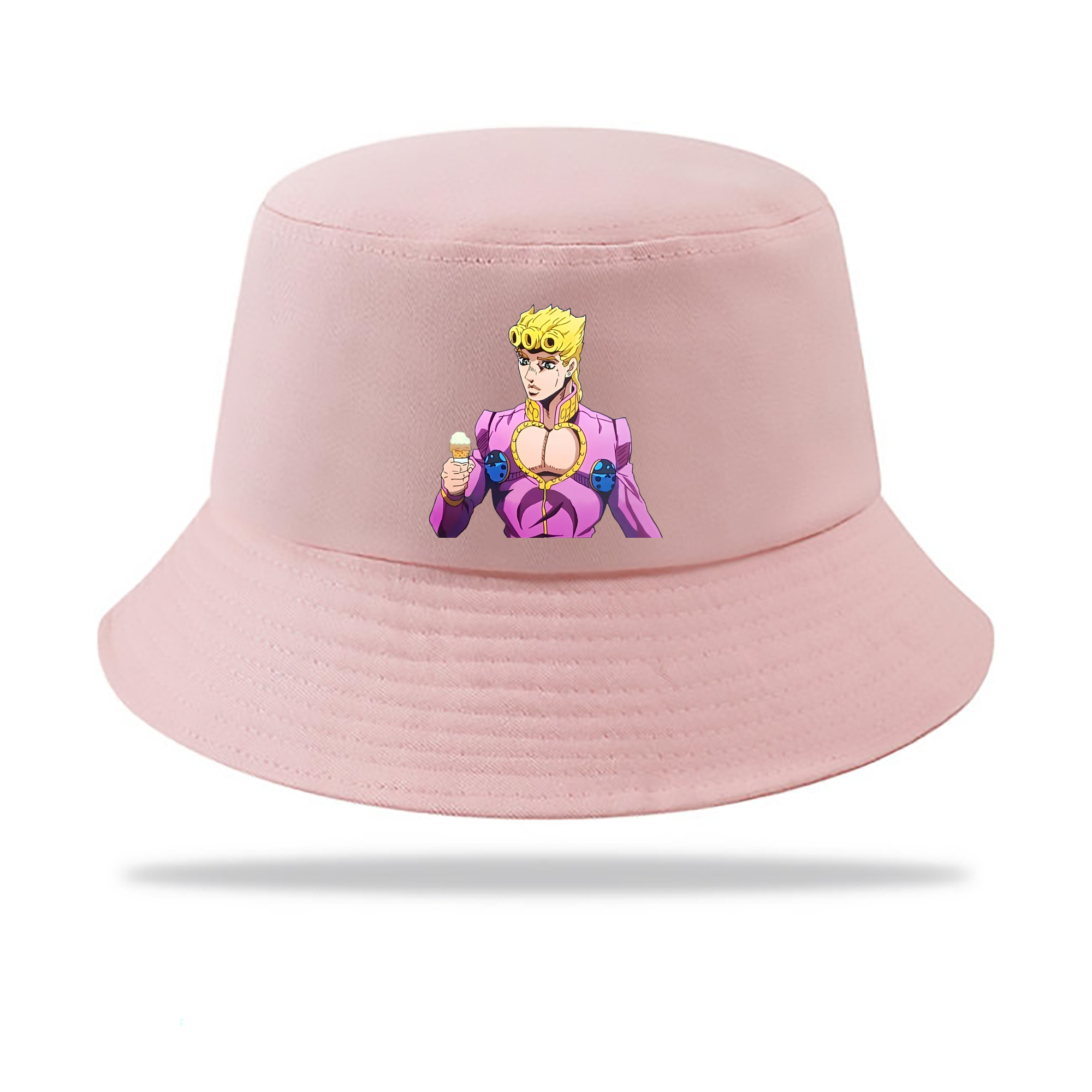 （画像用） ジョジョの奇妙な冒険 ジョルノ?ジョバァーナ JoJo's Bizarre Adventure Giorno Giovanna アウトドア日除けバケットハット