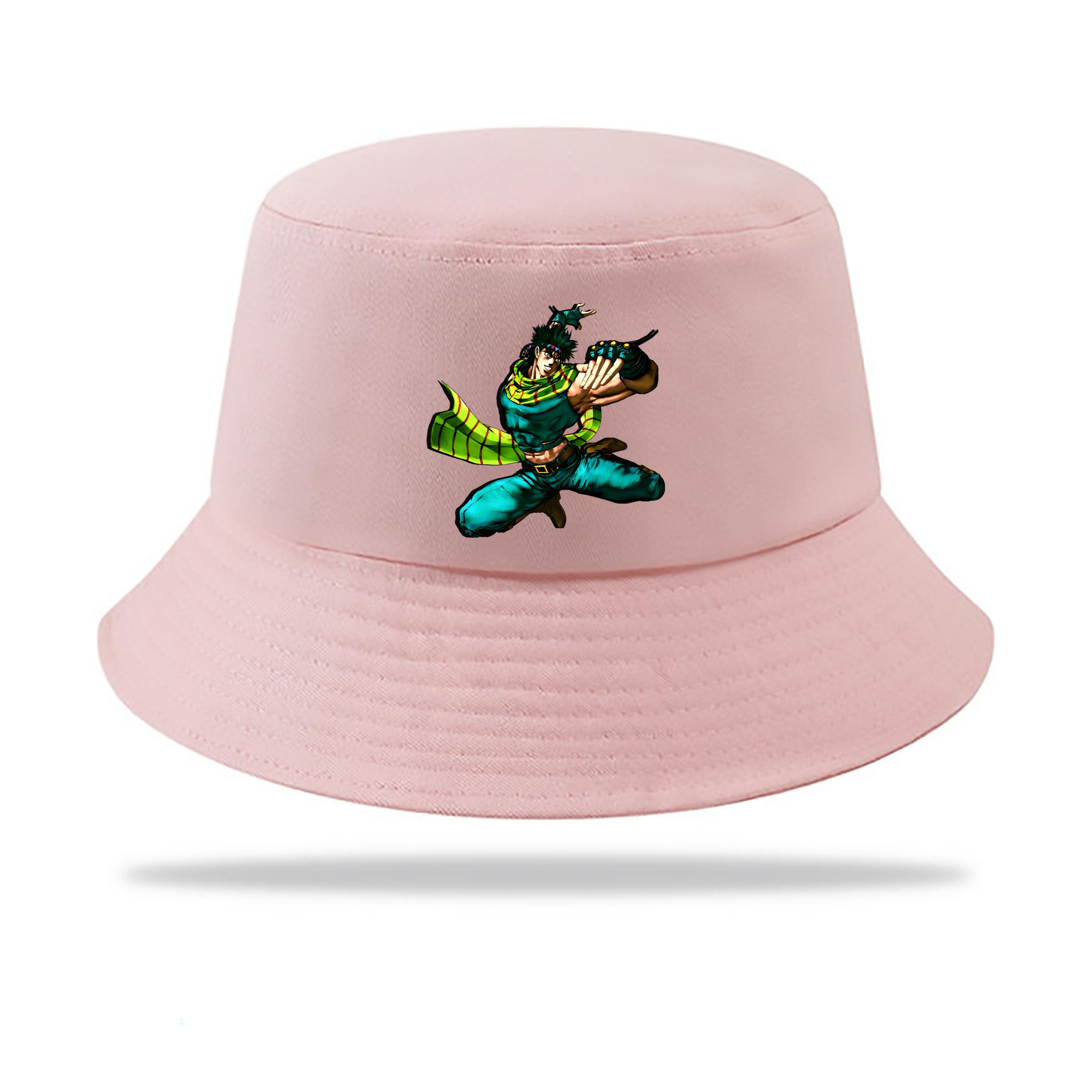 （画像用） ジョジョの奇妙な冒険 ジョセフ?ジョースター JoJo's Bizarre Adventure Joseph Joestar アウトドア日除けバケットハット