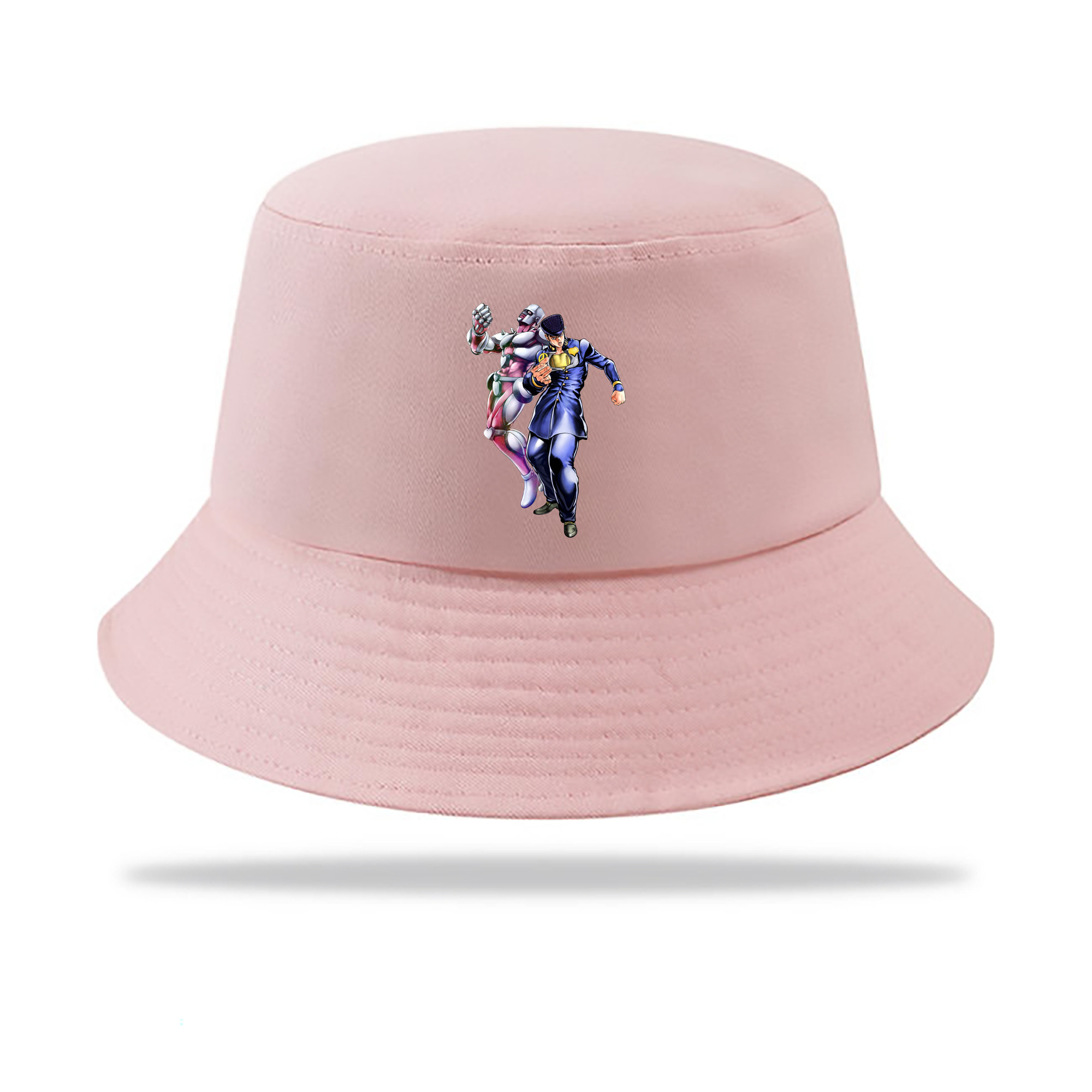（画像用） ジョジョの奇妙な冒険 ひがしかた じょうすけ JoJo's Bizarre Adventure Higashikata Josuke アウトドア日除けバケットハット
