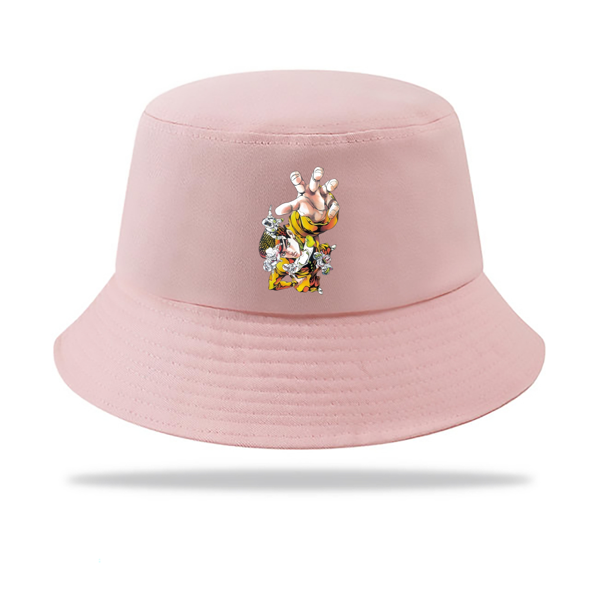 （画像用） ジョジョの奇妙な冒険 ひがしかた じょうすけ JoJo's Bizarre Adventure Higashikata Josuke アウトドア日除けバケットハット