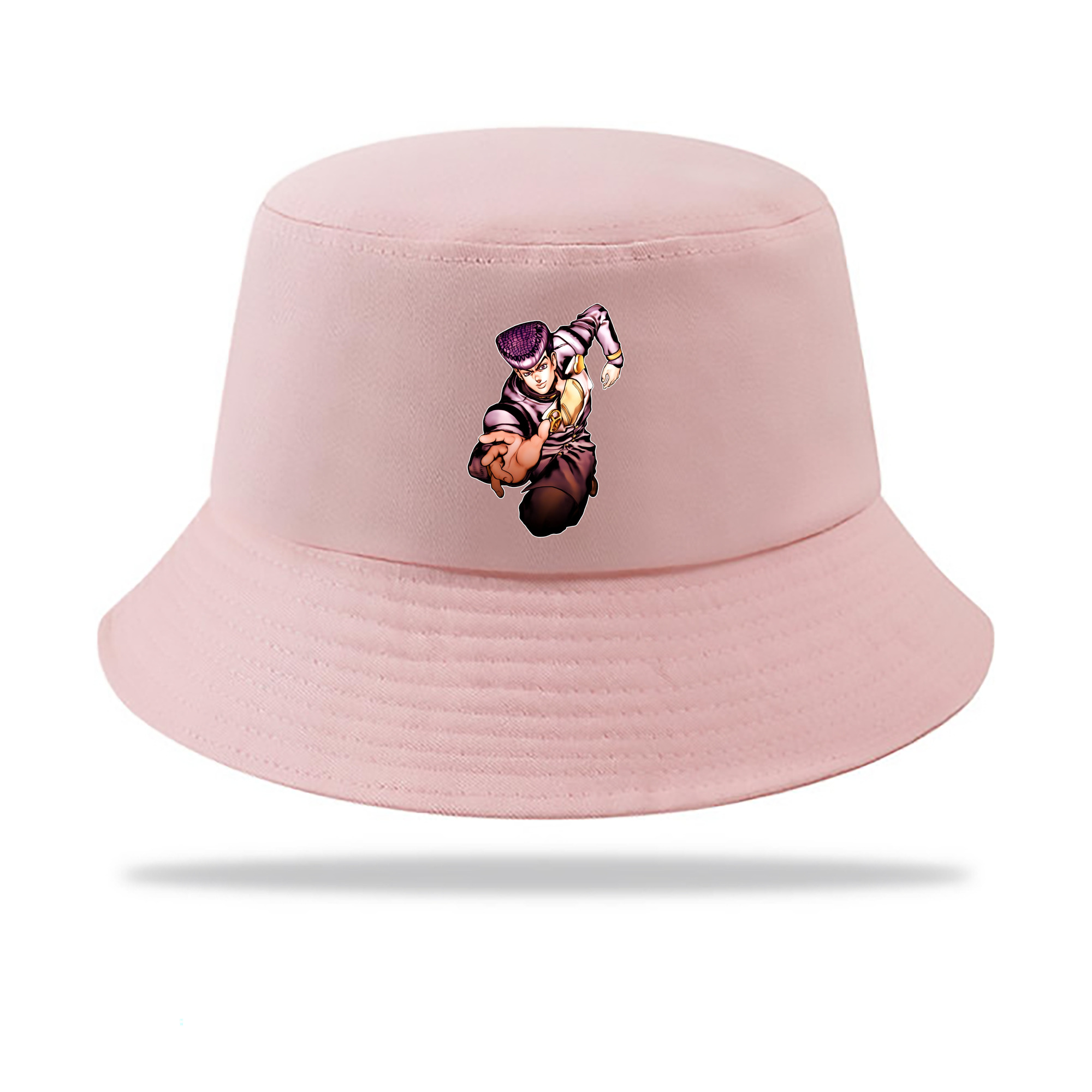 （画像用） ジョジョの奇妙な冒険 ひがしかた じょうすけ JoJo's Bizarre Adventure Higashikata Josuke アウトドア日除けバケットハット