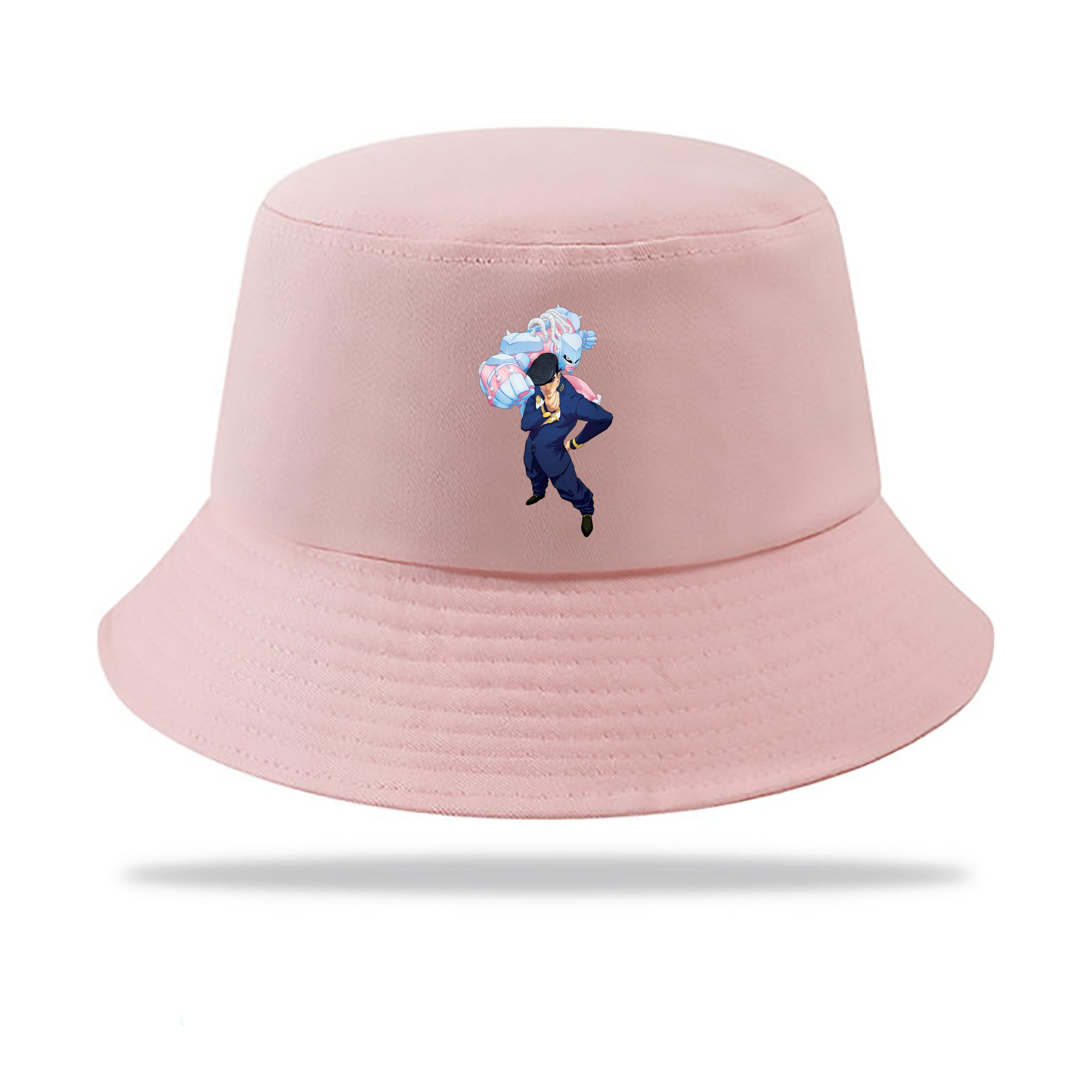 （画像用） ジョジョの奇妙な冒険 ひがしかた じょうすけ JoJo's Bizarre Adventure Higashikata Josuke アウトドア日除けバケットハット