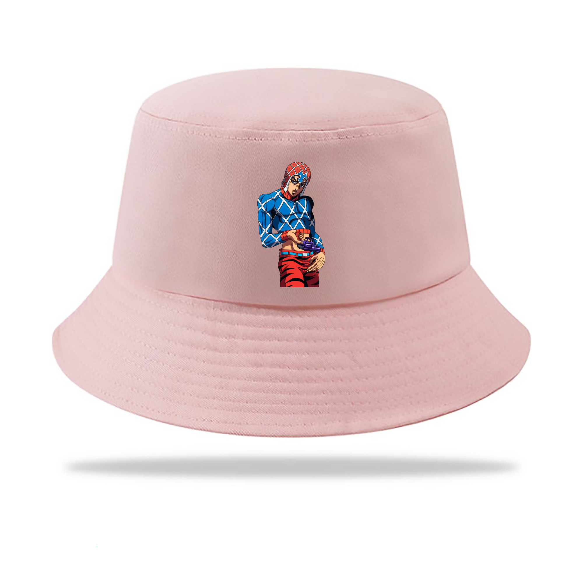 （画像用） ジョジョの奇妙な冒険 グイード?ミスタ JoJo's Bizarre Adventure Guido Mista アウトドア日除けバケットハット