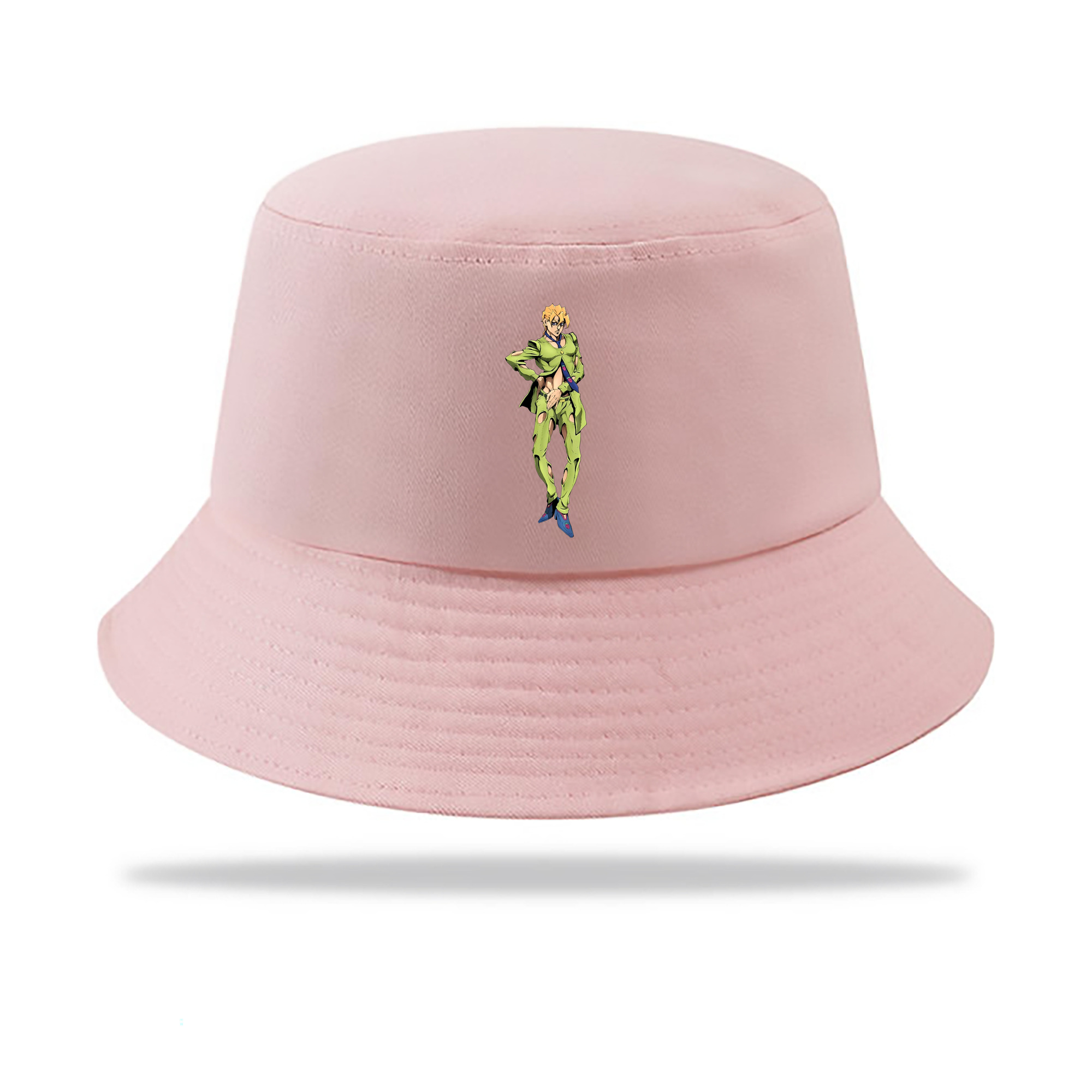 （画像用） ジョジョの奇妙な冒険 パンナコッタ?フー JoJo's Bizarre Adventure Pannacotta Fugo アウトドア日除けバケットハット