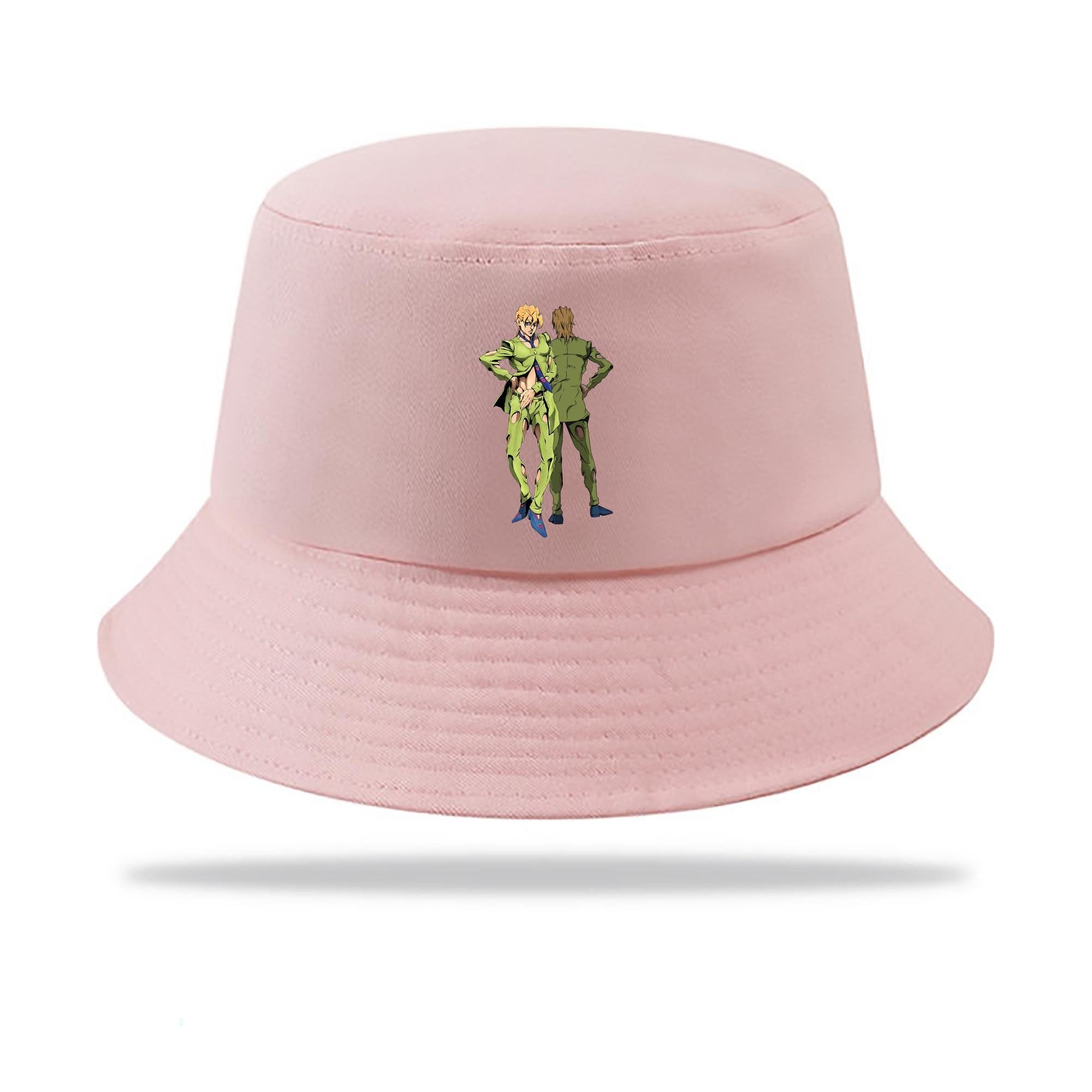 （画像用） ジョジョの奇妙な冒険 パンナコッタ?フー JoJo's Bizarre Adventure Pannacotta Fugo アウトドア日除けバケットハット