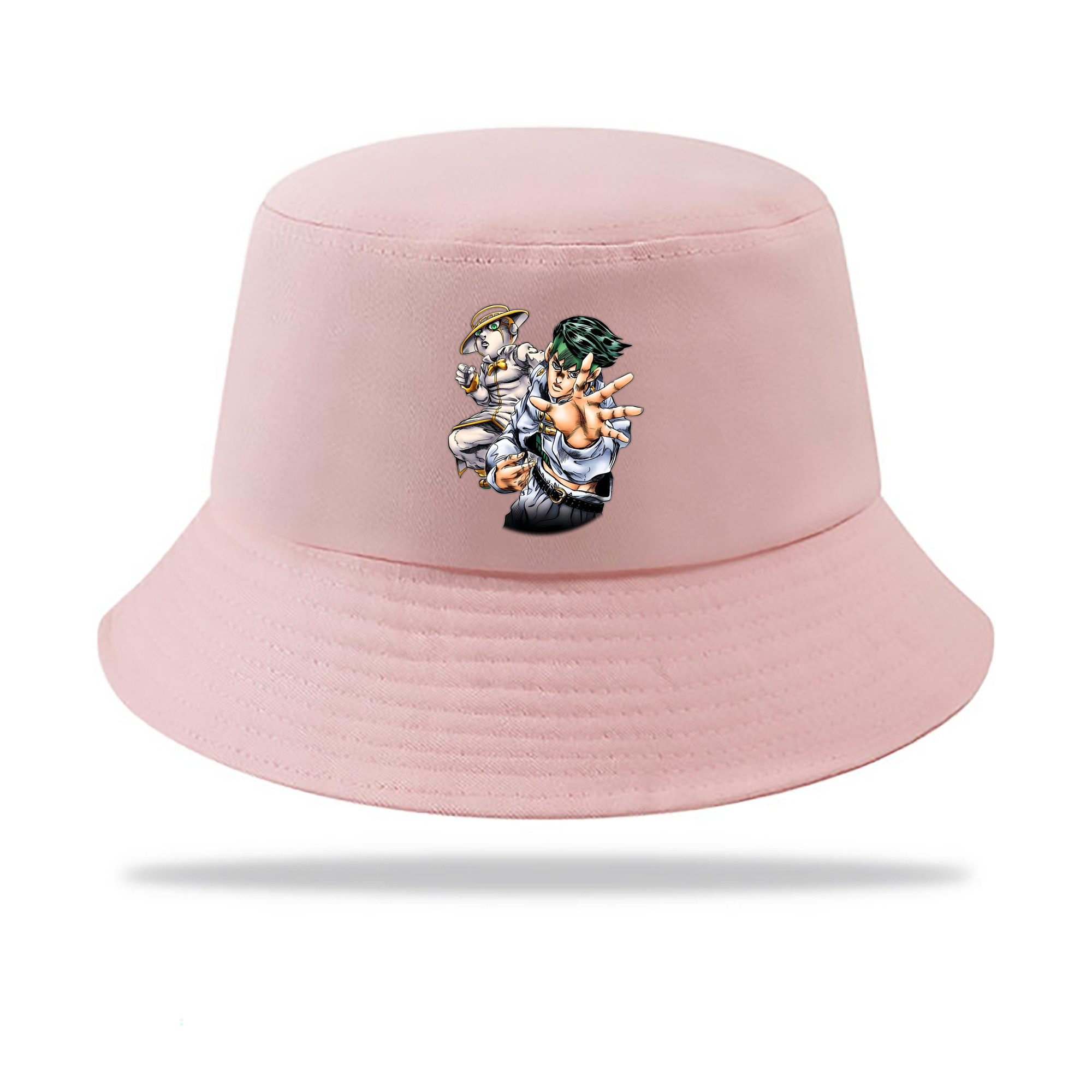 （画像用） ジョジョの奇妙な冒険 岸辺 露伴（きしべ ろはん） JoJo's Bizarre Adventure Rohan Kishibe アウトドア日除けバケットハット