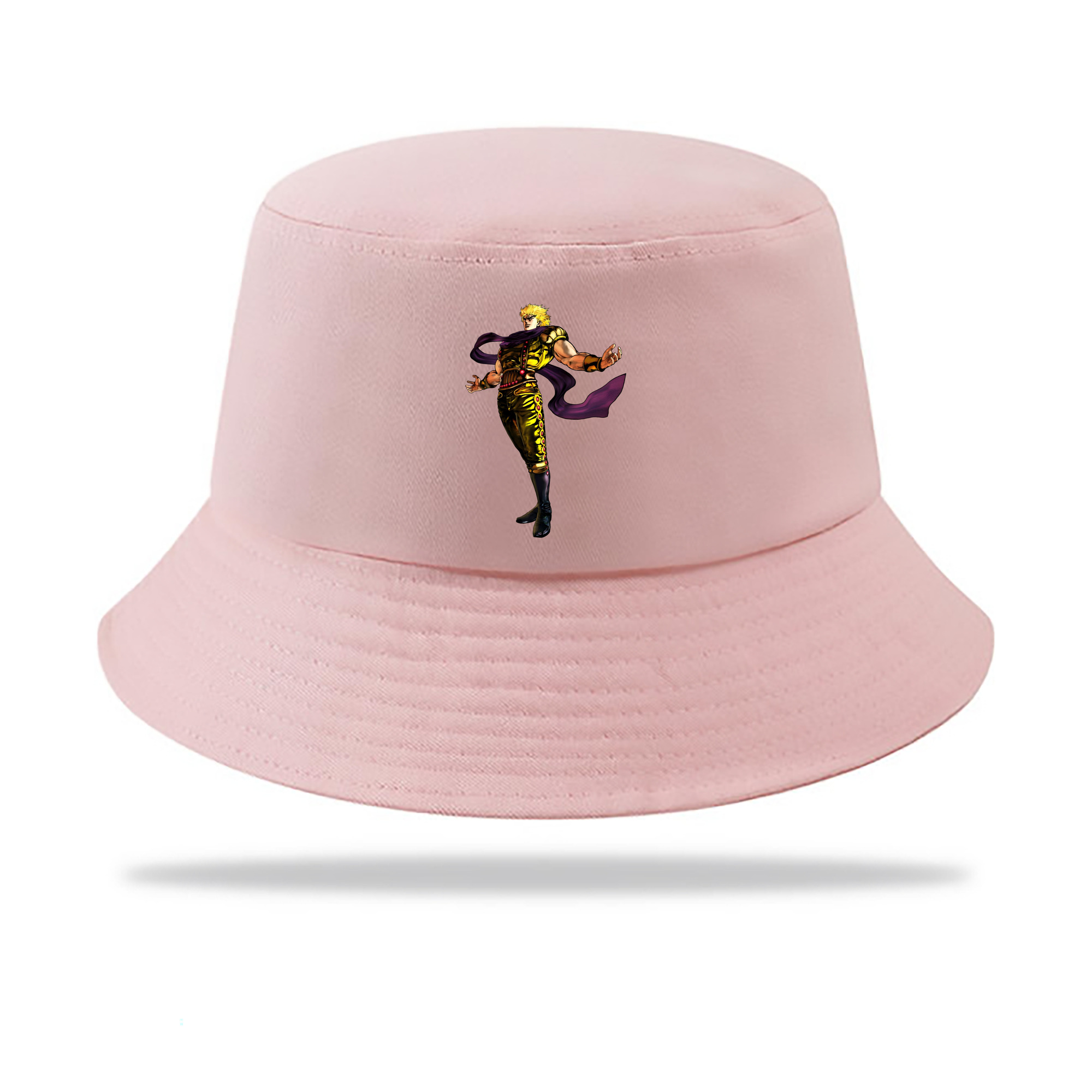 （画像用） ジョジョの奇妙な冒険 ディオ?ブランドー JoJo's Bizarre Adventure Dio Brando アウトドア日除けバケットハット